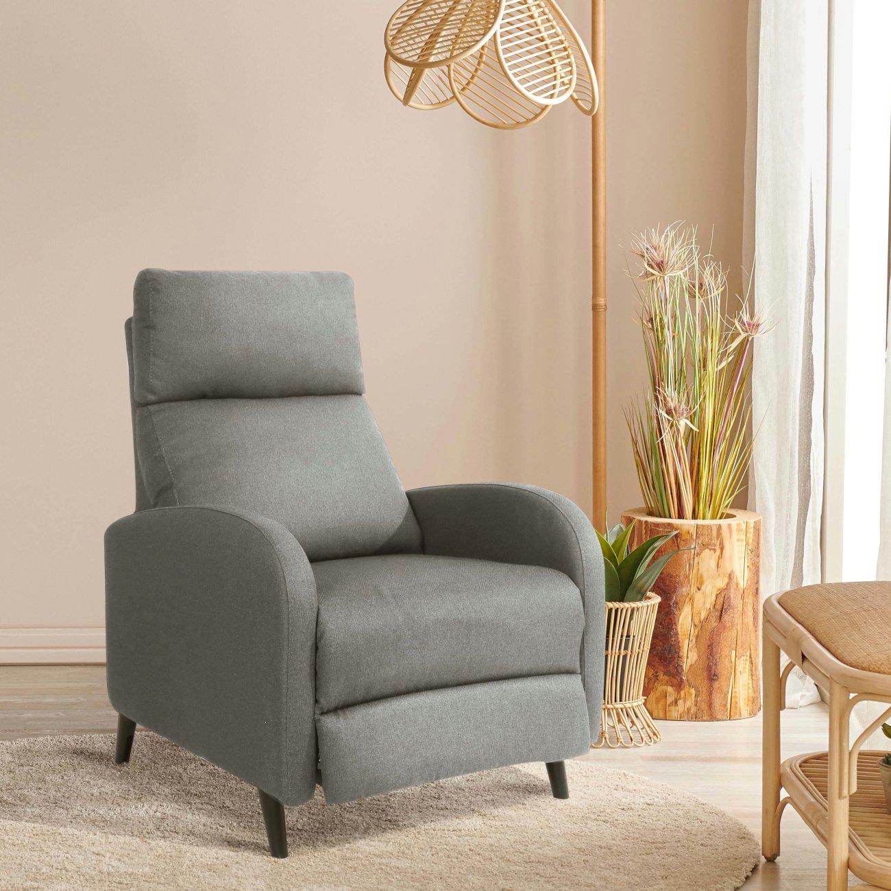 Plush Reclining Armchair
