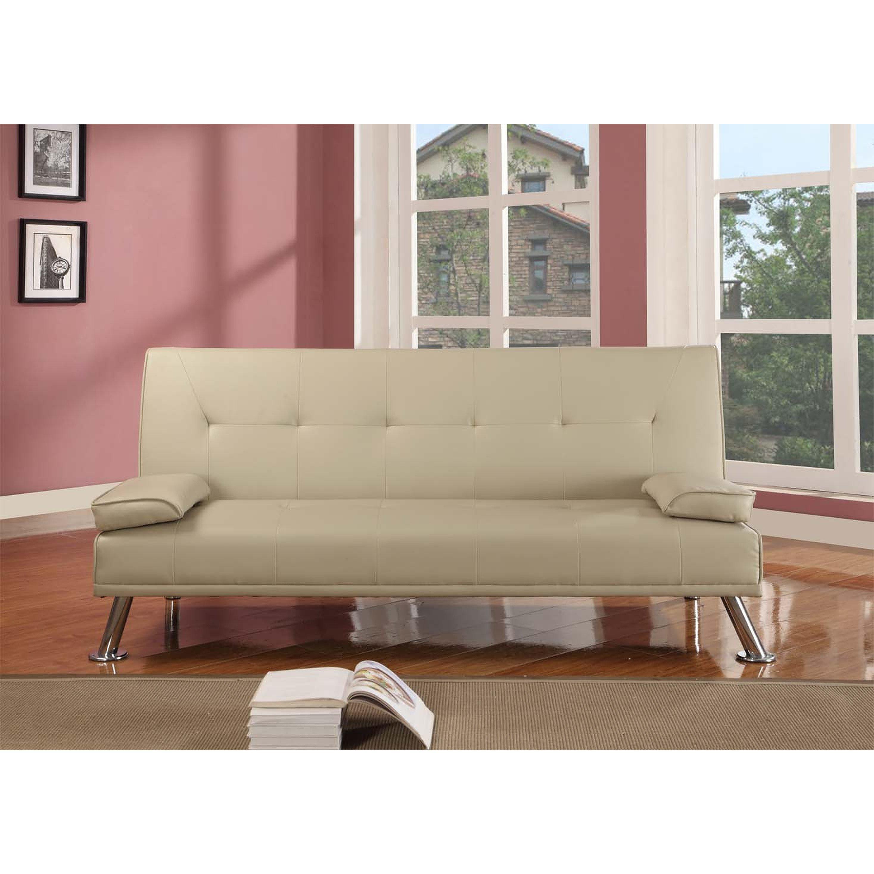 Italian PU Leather Sofa Bed