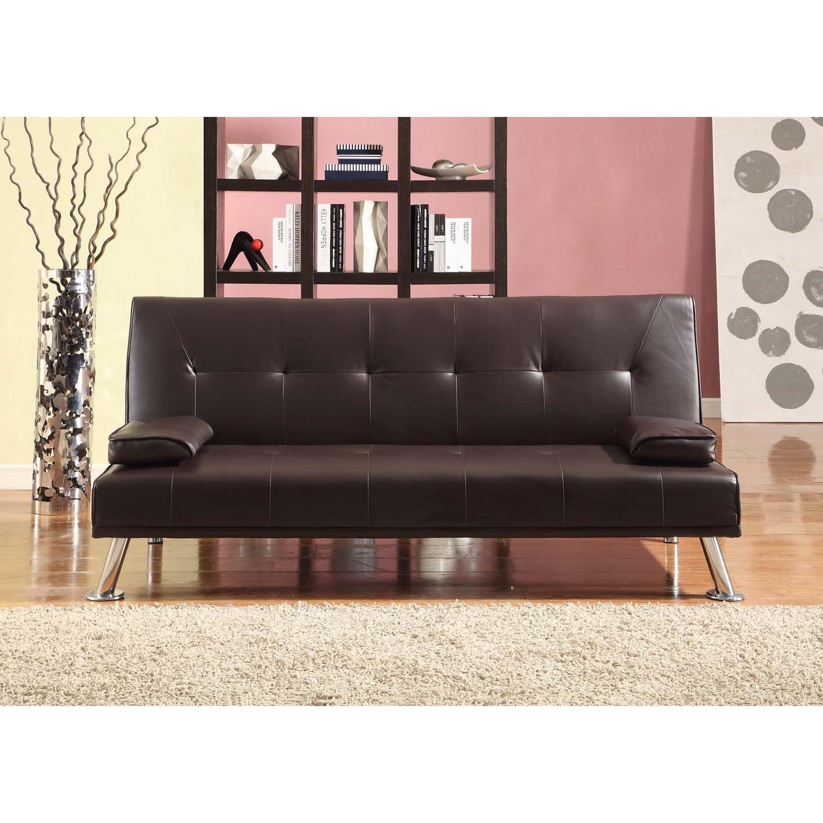 Italian PU Leather Sofa Bed
