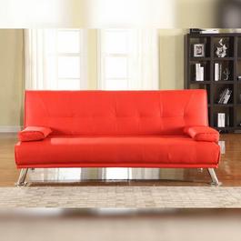 Comfy Living Italian PU Leather Sofa Bed