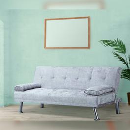 Comfy Living Italian Crushed Velvet Sofa Bed