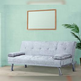 Comfy Living Italian Crushed Velvet Sofa Bed