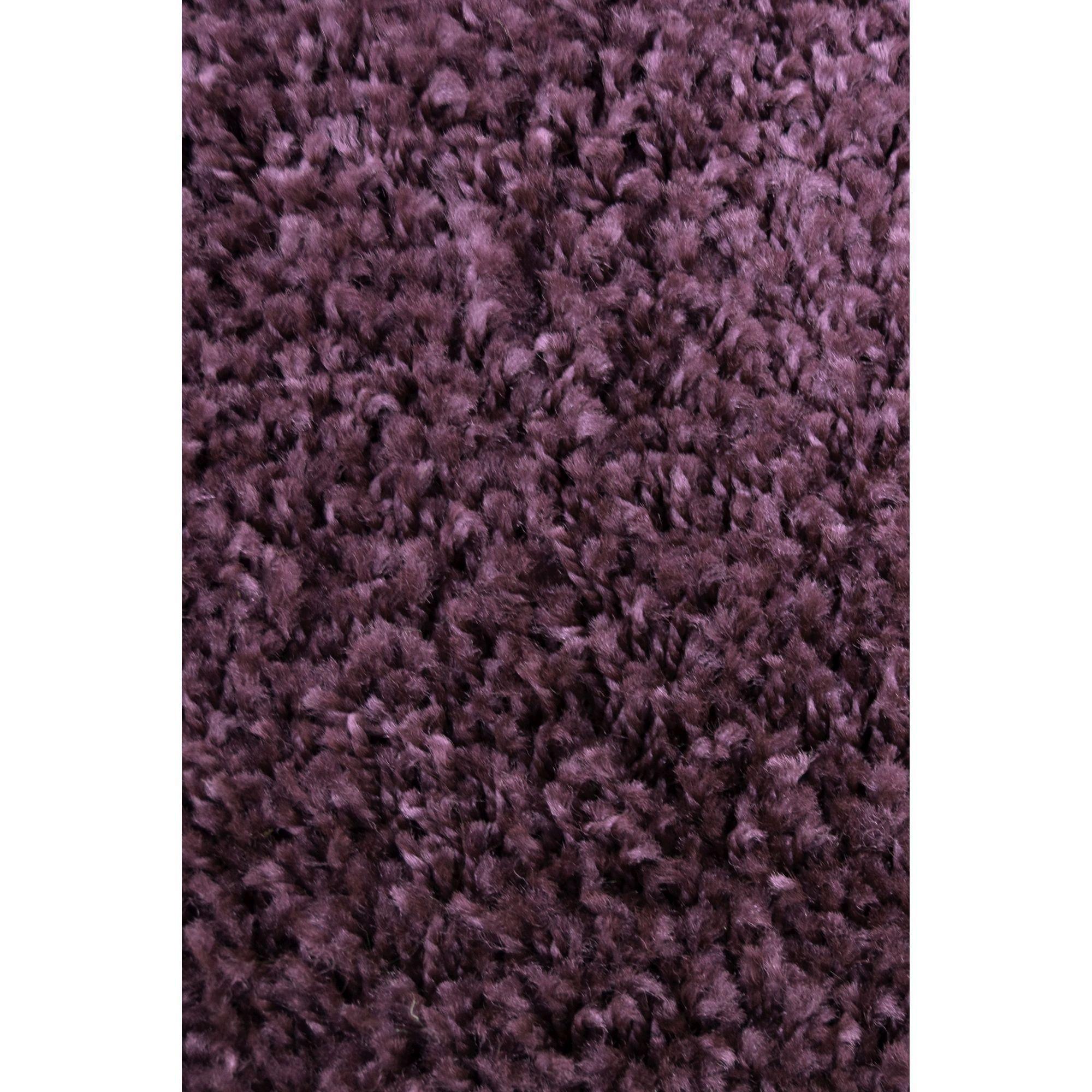 Homemaker  Delta Shaggy Runner - Plum - 67x200cm