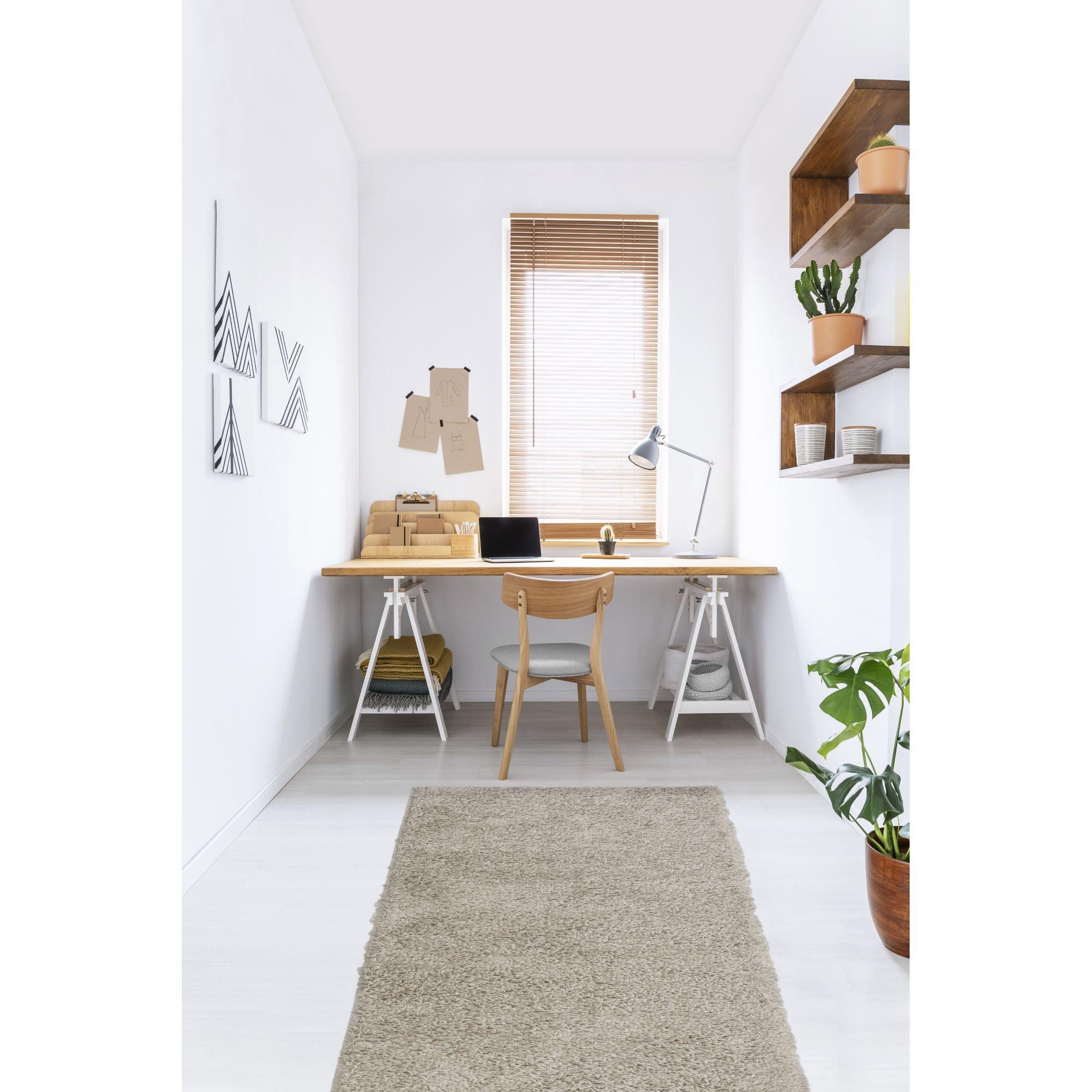 Homemaker  Delta Shaggy Runner - Natural - 67x200cm