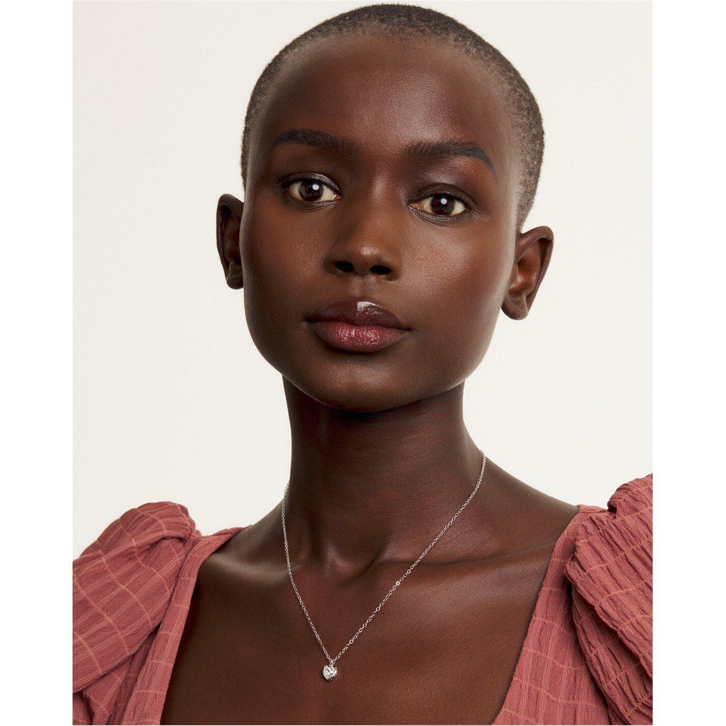 Silber/Kristall - Ted Baker - Hannela Crystal Heart Pendant Necklace - 2