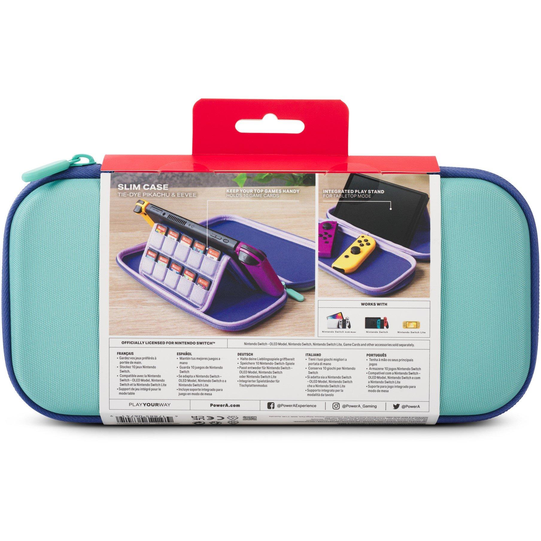 Pikachu/Eevee - PowerA - Slim Case - Tie-Dye Pikachu & Eevee - 10