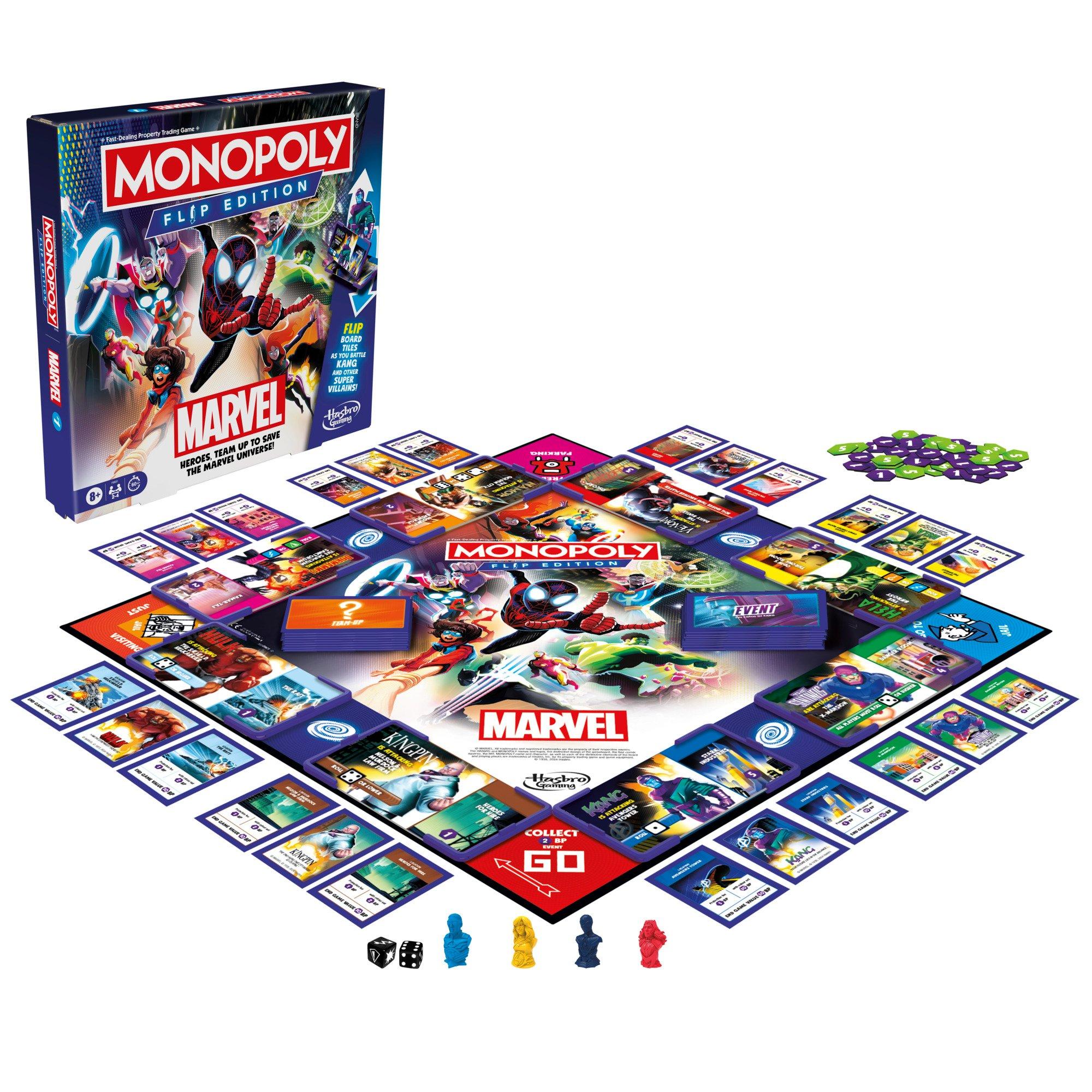 Merchandise - Monopoly - MONOPOLY FLIP MARVEL - 2