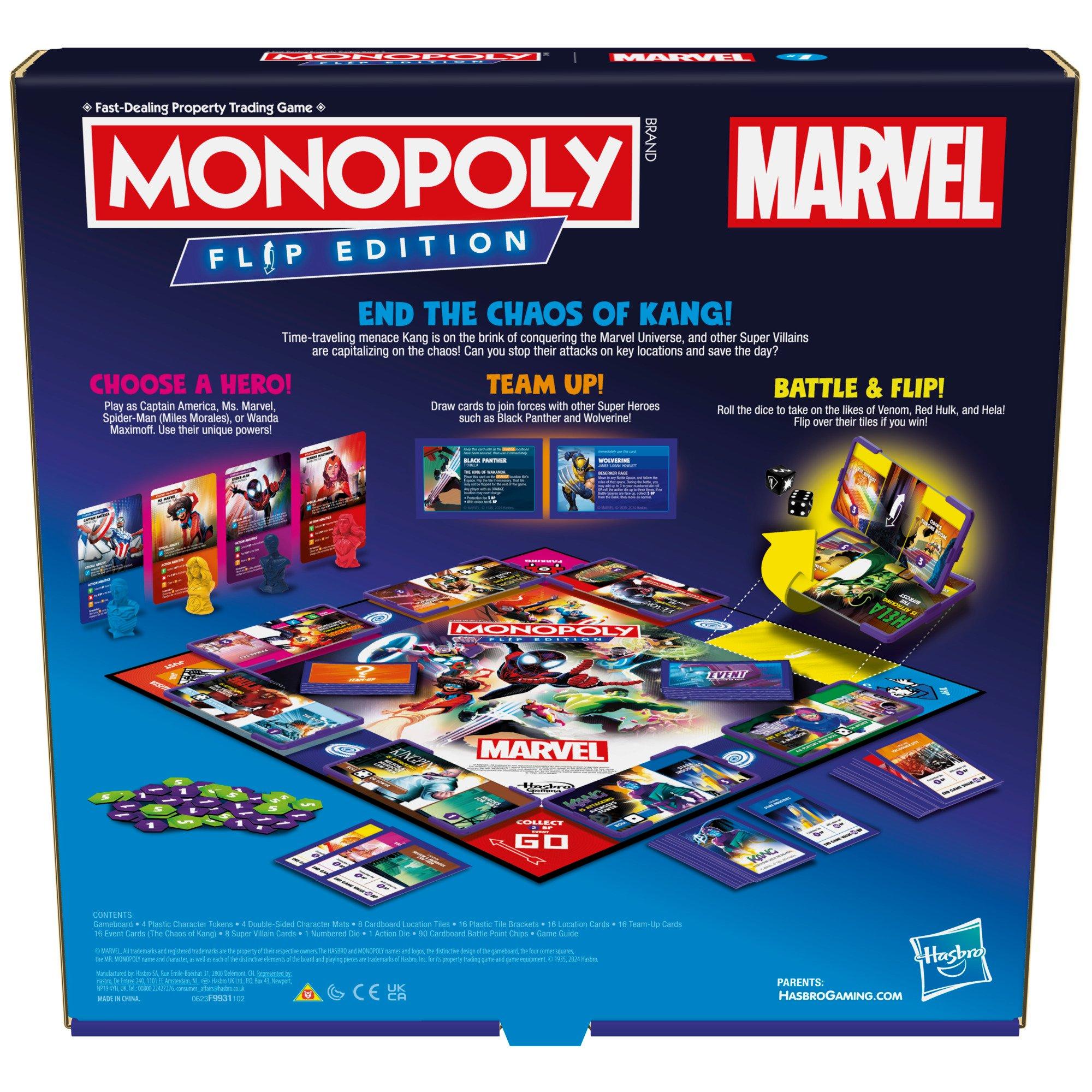 Merchandise - Monopoly - MONOPOLY FLIP MARVEL - 3