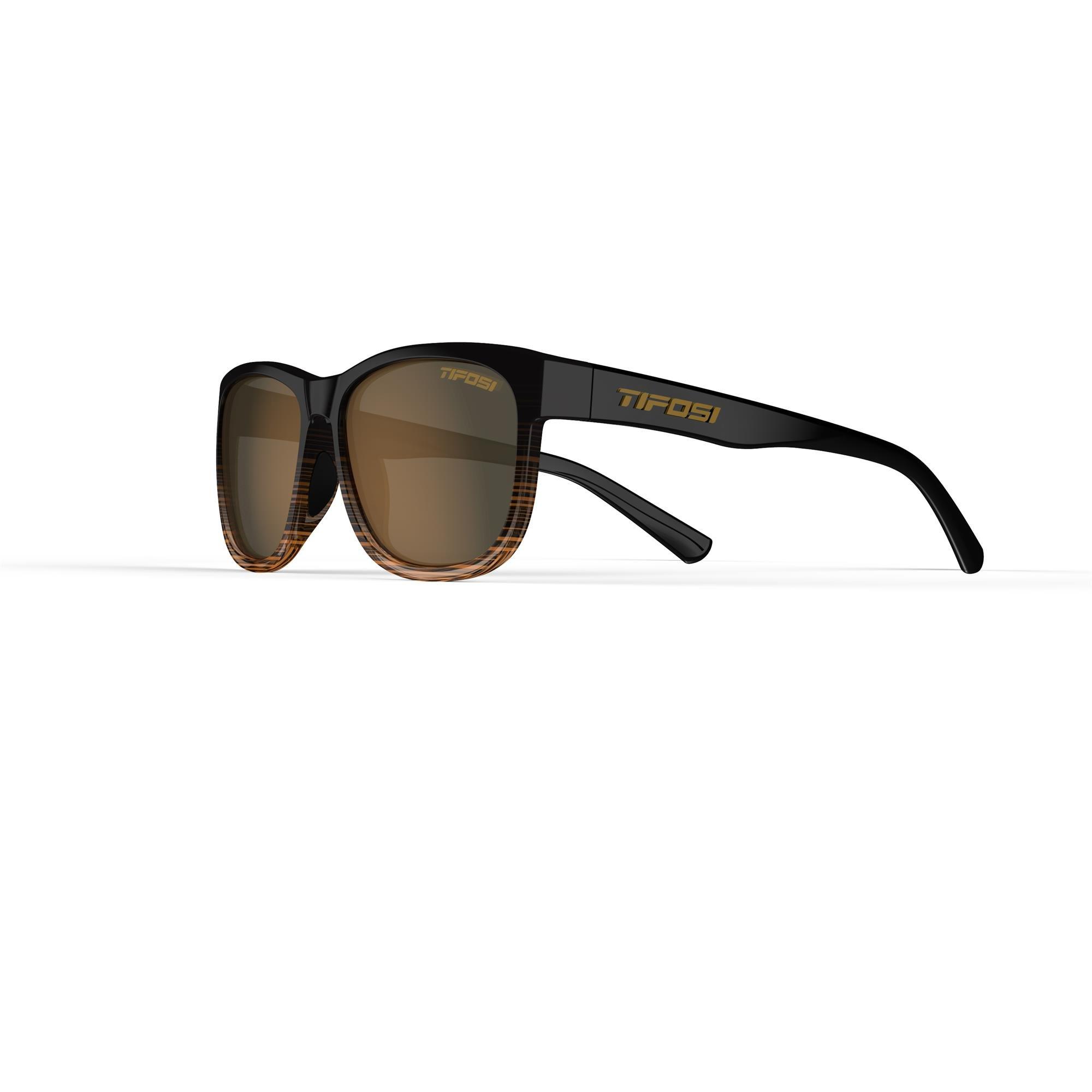 Brown Fade - Tifosi - Swank XL Single Polarised Lens Sunglasses - 4