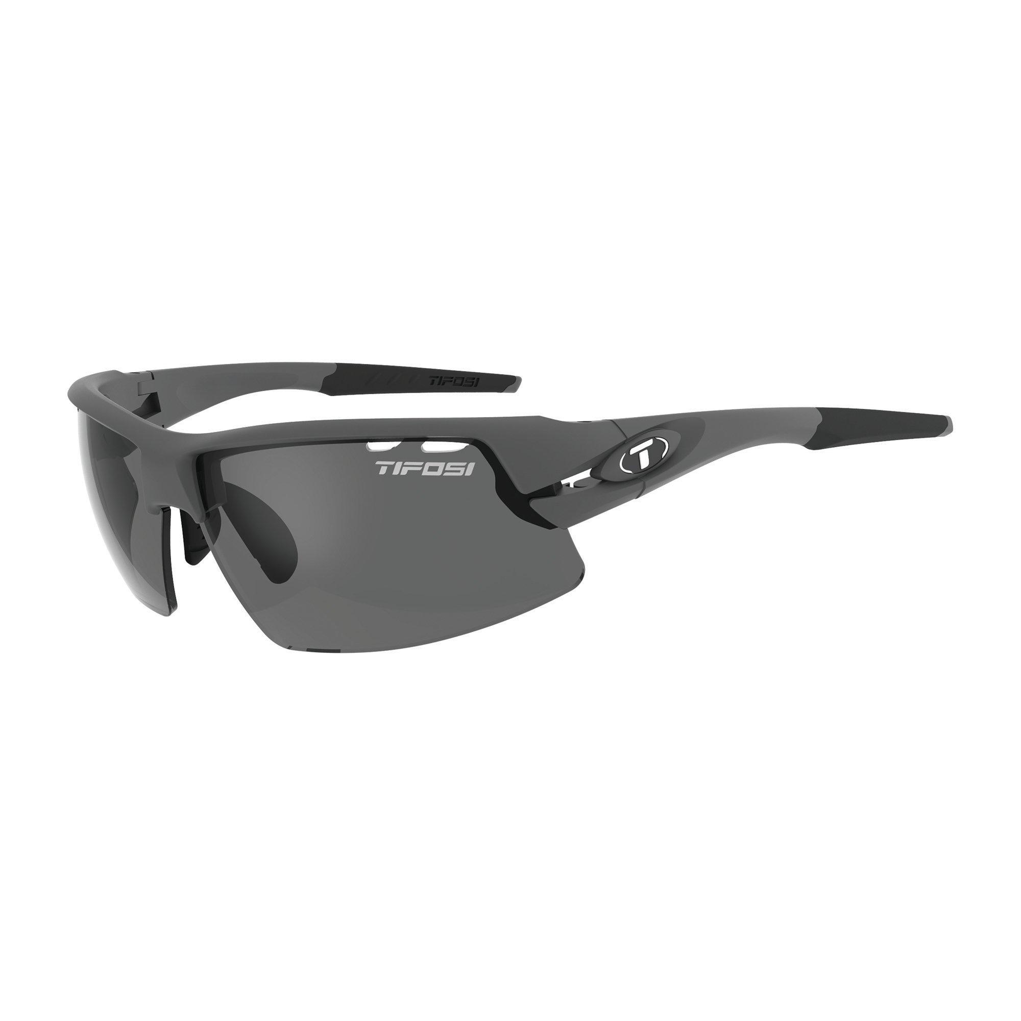Tifosi  Crit Polarised Fototec Smoke Lens Sunglasses - Matte Gunmetal