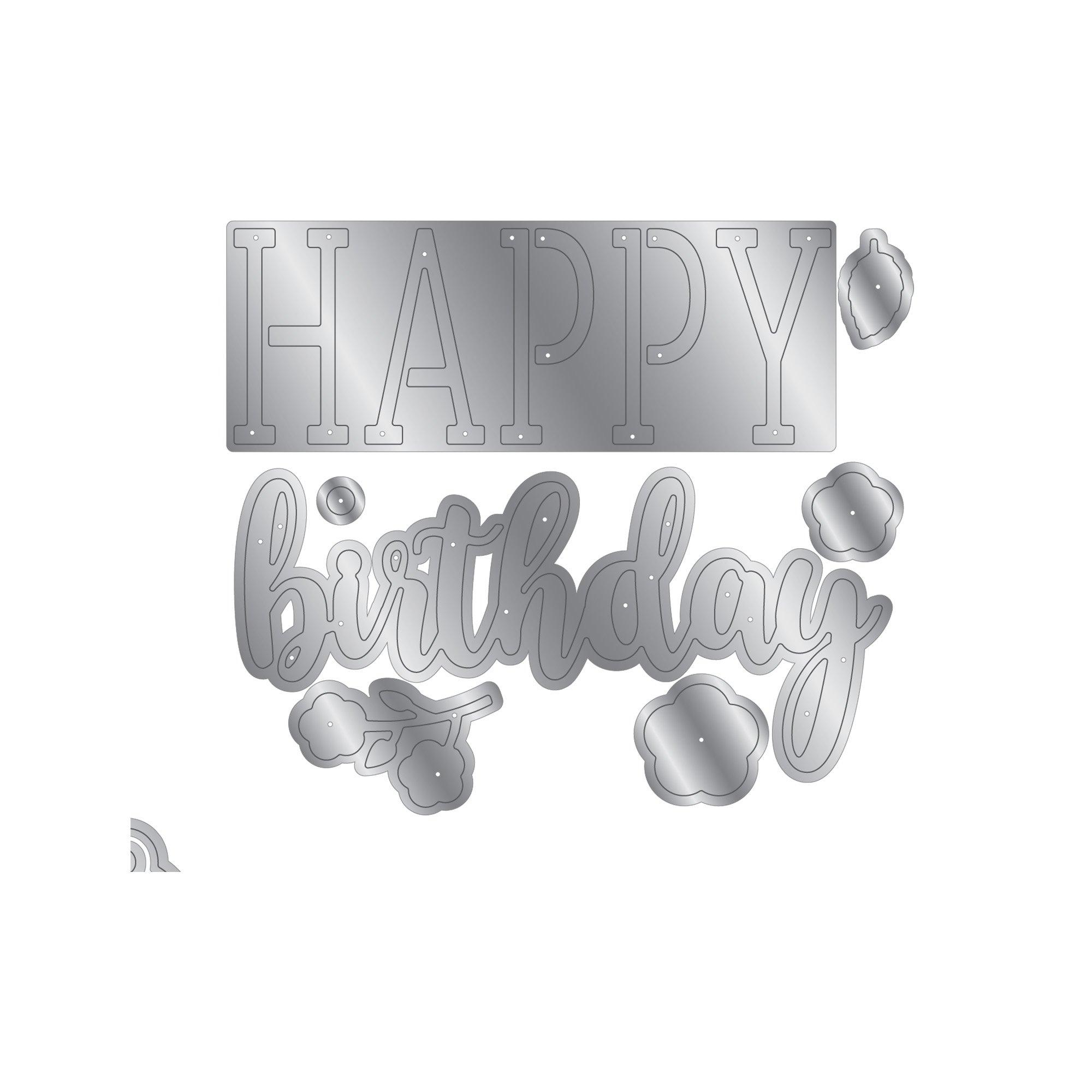 Multi - Crafters Companion - Best Birthday Stamp & Die - 2