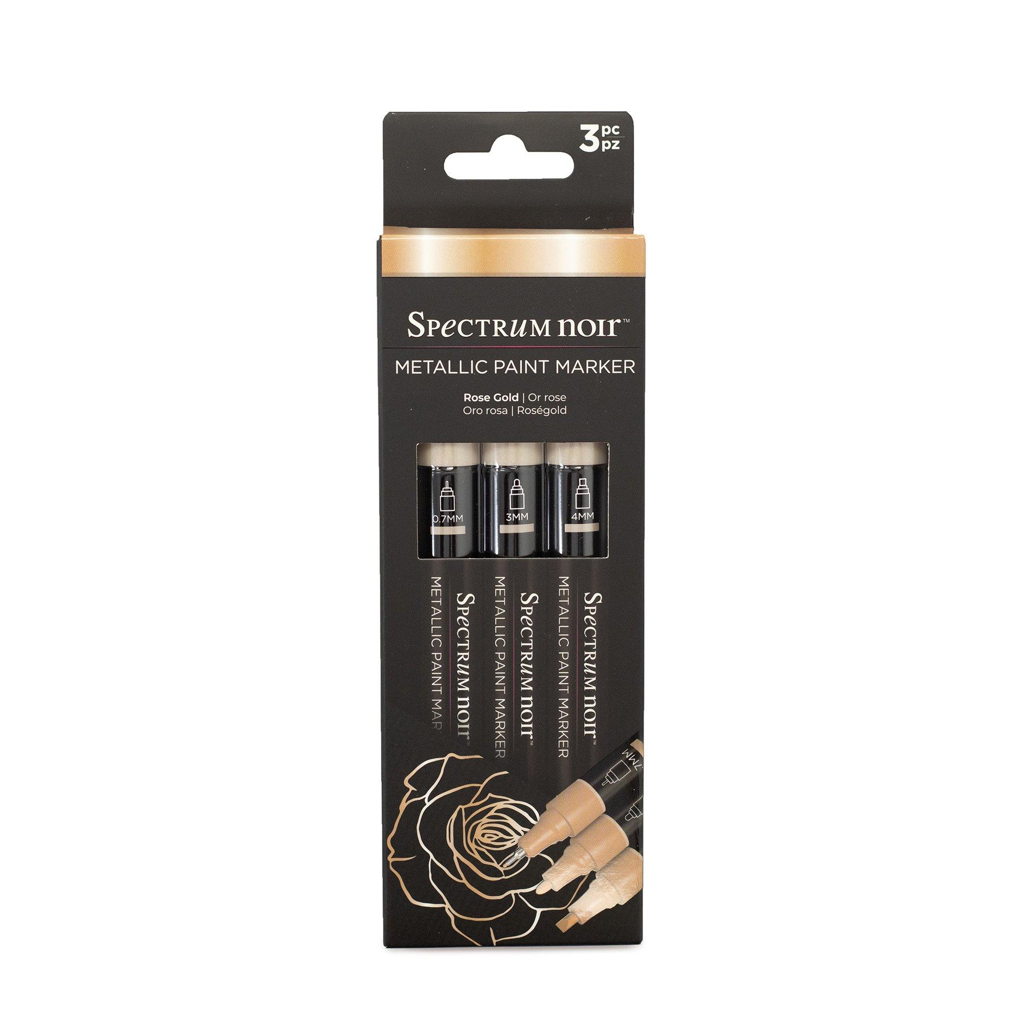 Multi - Crafters Companion - SN-Metallic Paint Marker (3PC) - Rose Gold - 1
