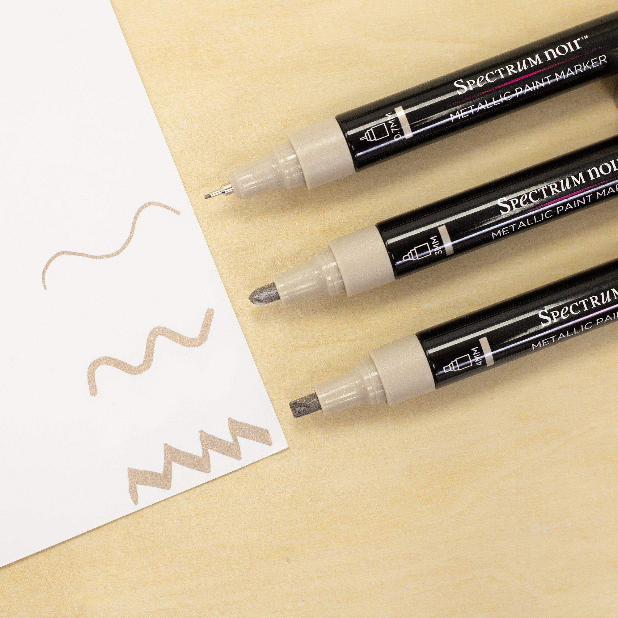 Multi - Crafters Companion - SN-Metallic Paint Marker (3PC) - Rose Gold - 2