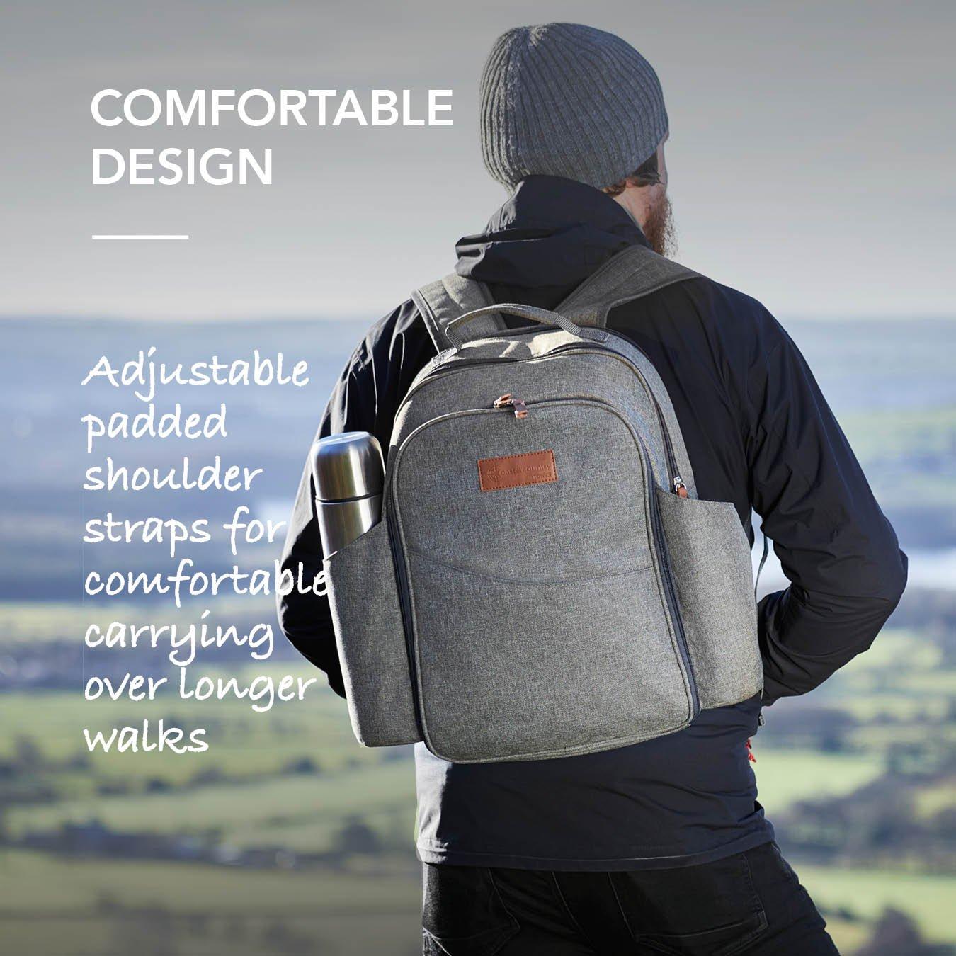 Green - Tower - Heritage 4 Person Picnic Bag - 7