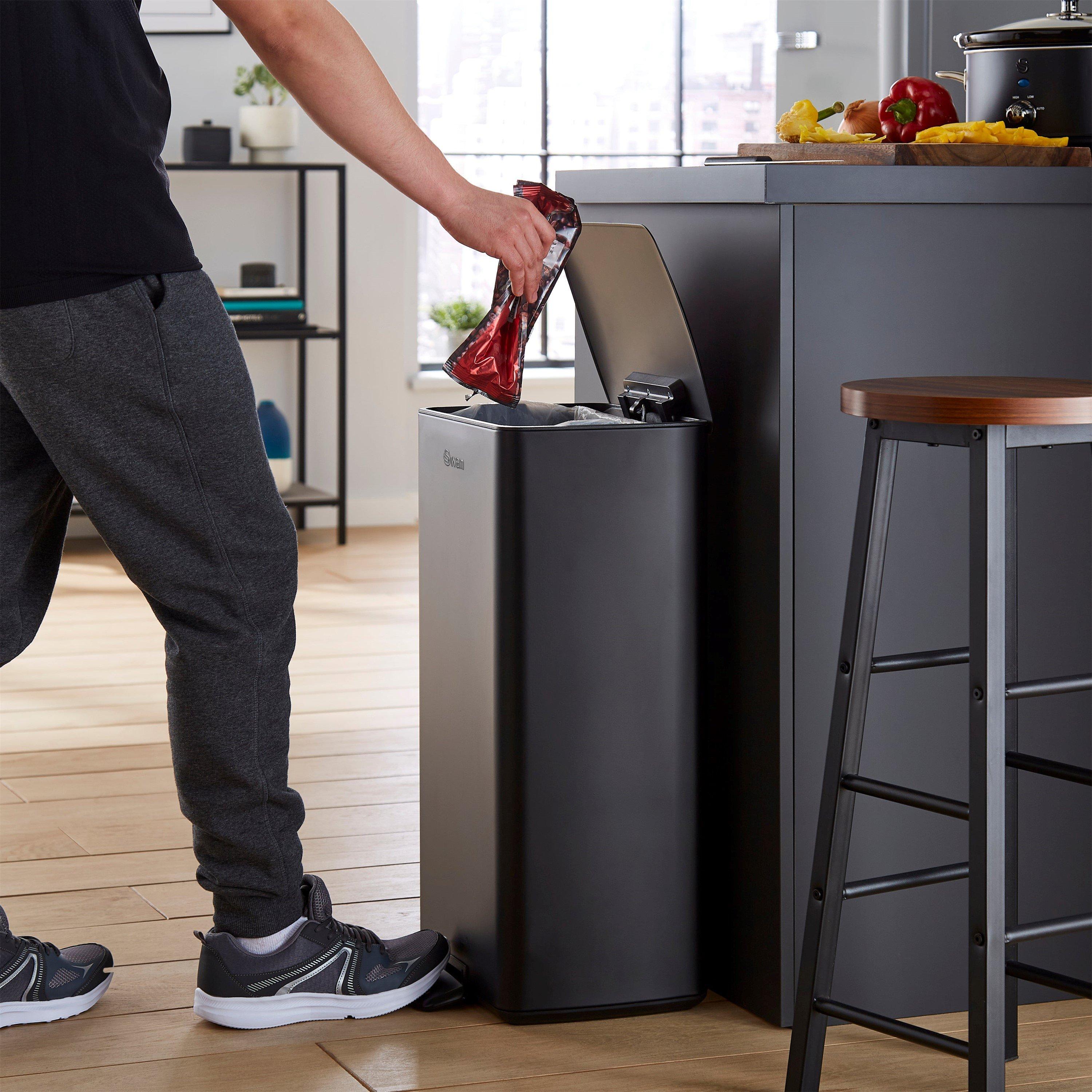 Black - Swan - Stealth 30L Pedal Bin - 4