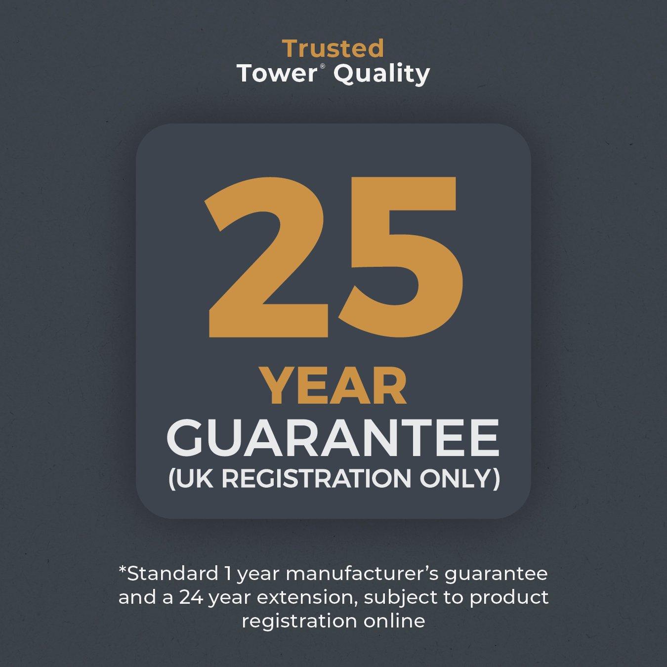 Graphite - Tower - Cerastone Pro 22cm Saucepan with Glass Lid - 10