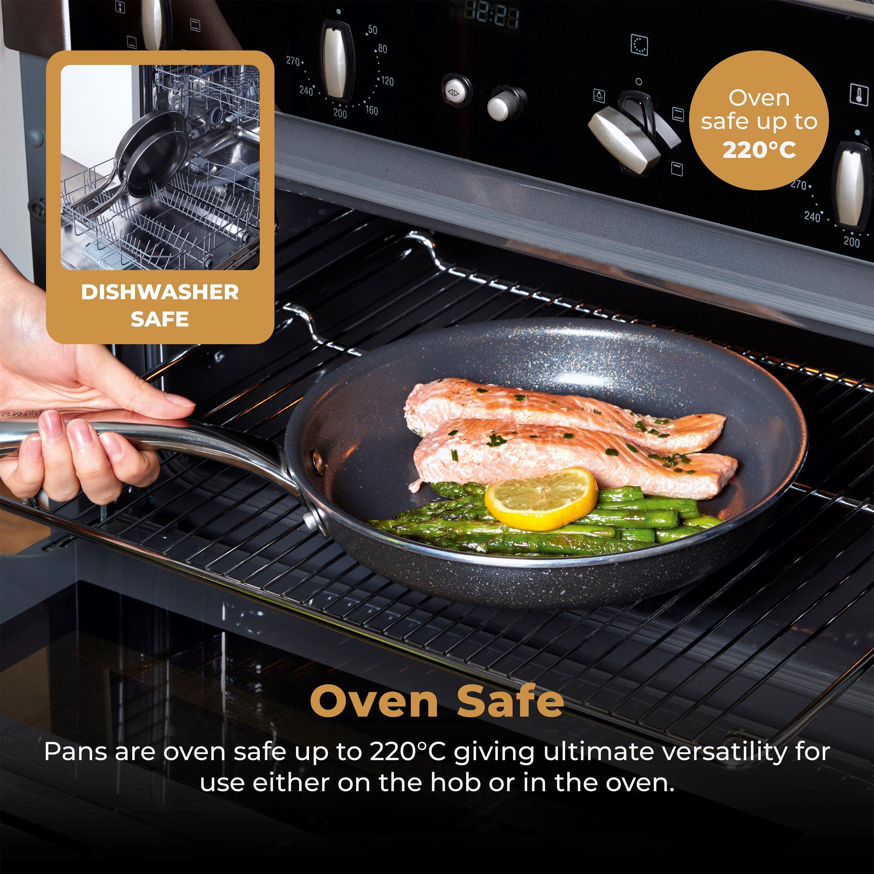 Graphite - Tower - Cerastone Pro 2 Piece Frying Pan Set - 7