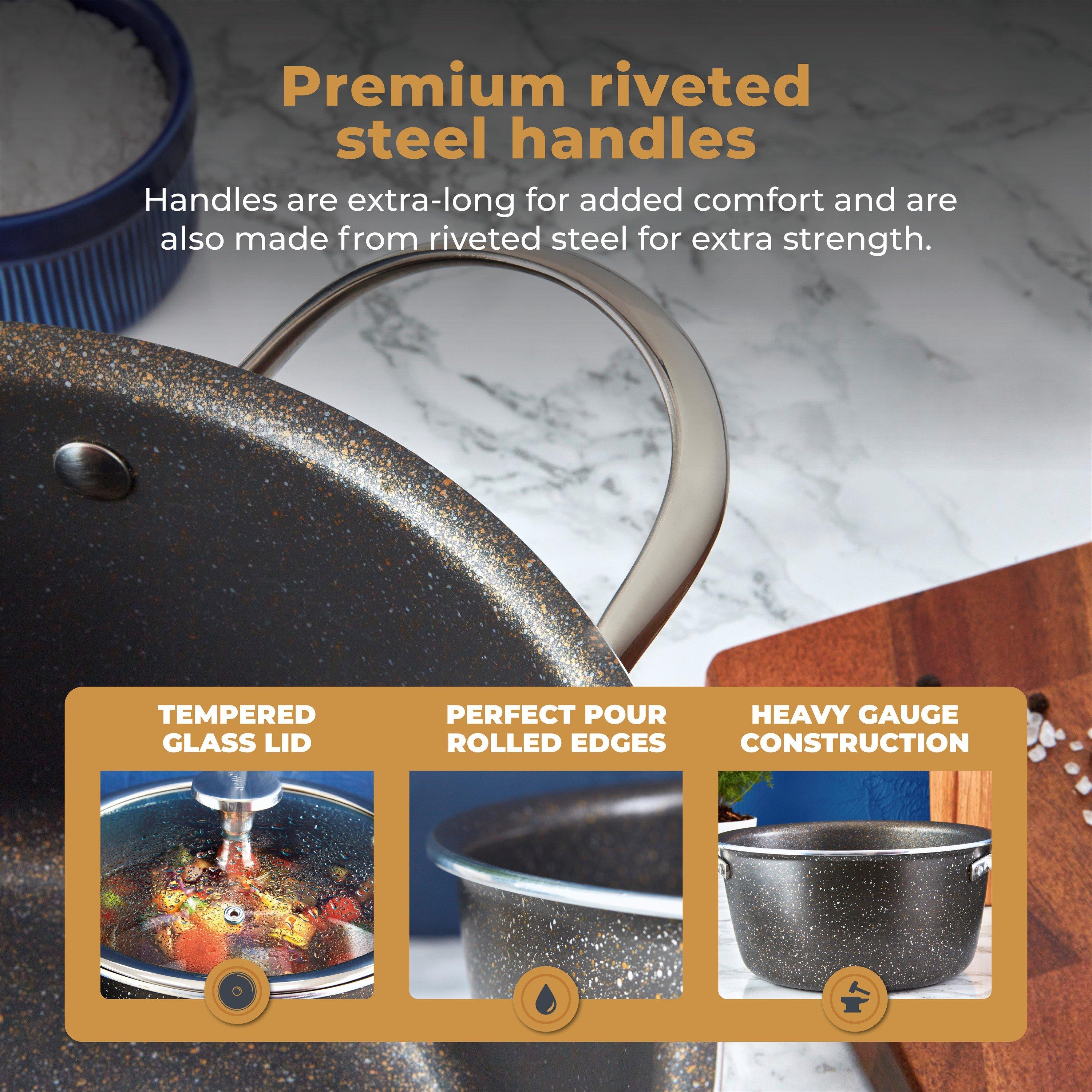 Graphite - Tower - Cerastone Pro 24cm Casserole - 5