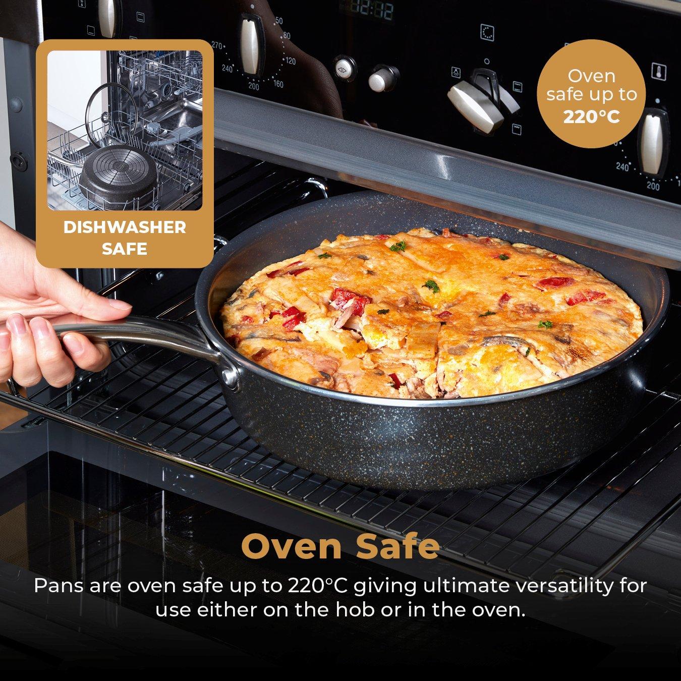 Graphite - Tower - Cerastone Pro 28cm Multi-Pan with Lid - 7