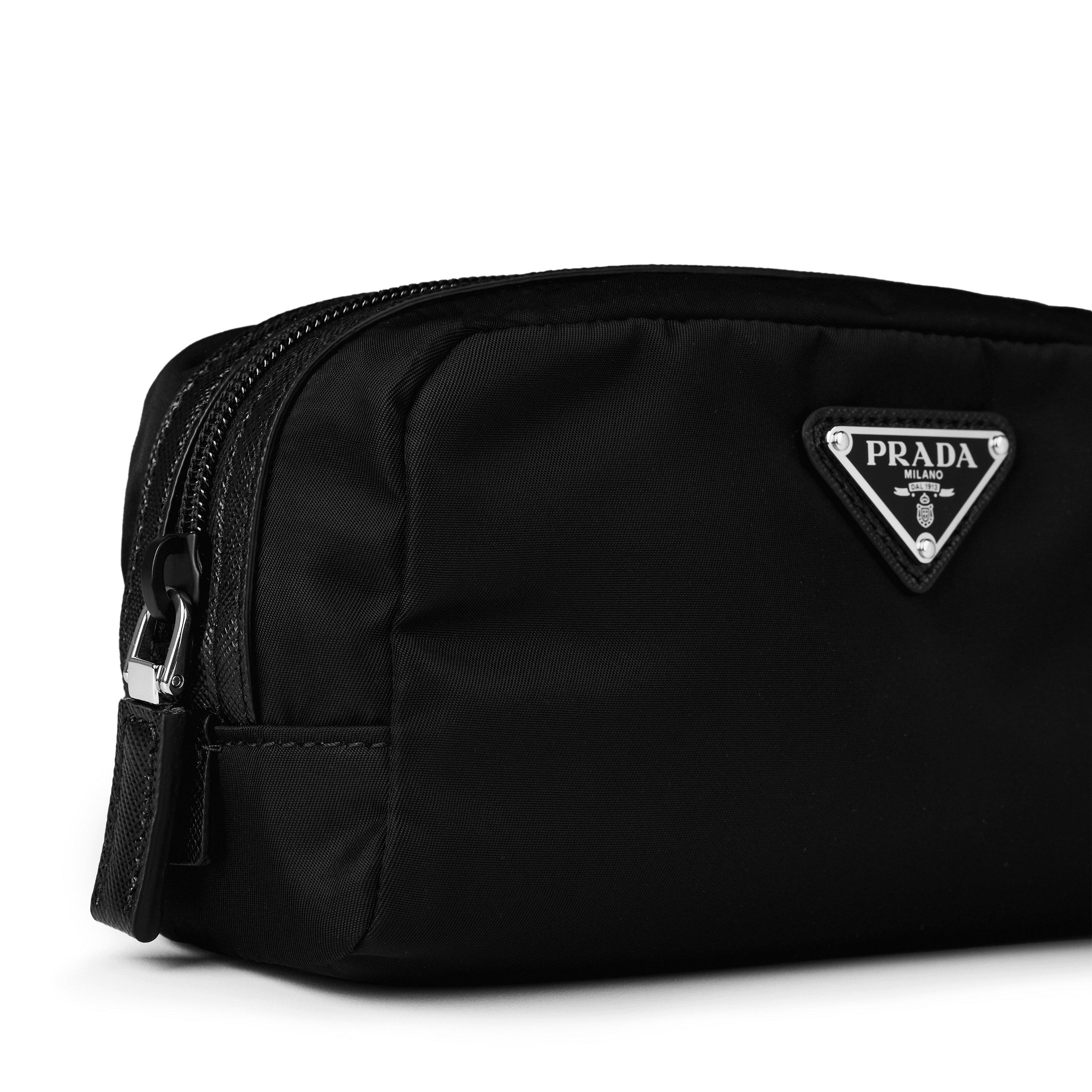 Black - Prada - Men's Nylon Wash Bags - 3