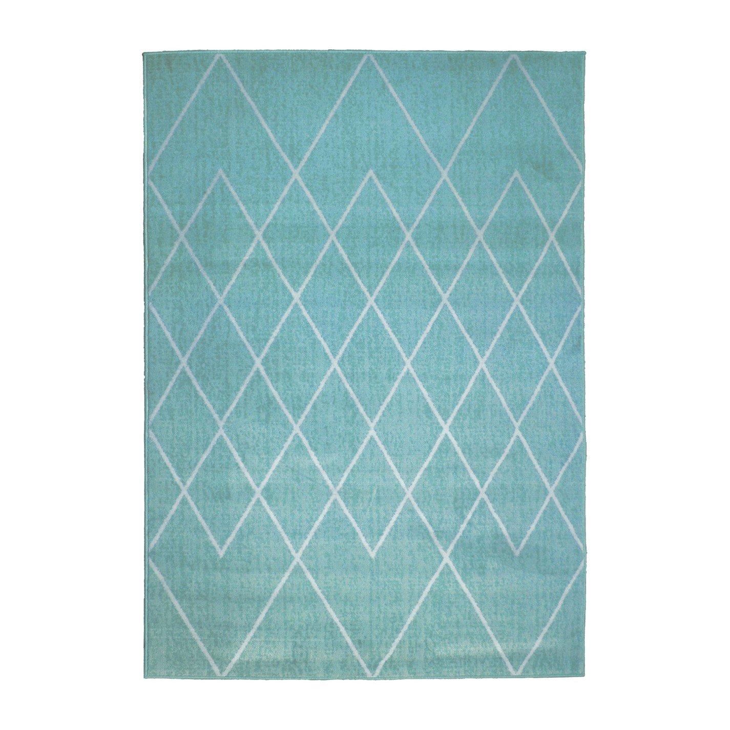 George Home Teal Maker Maestro Easycare Berber Rug - Image 3