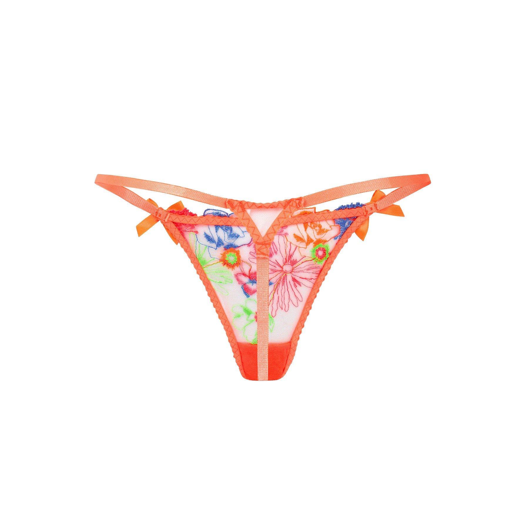 Orange/Green - Agent Provocateur - ZURI Thong - 4
