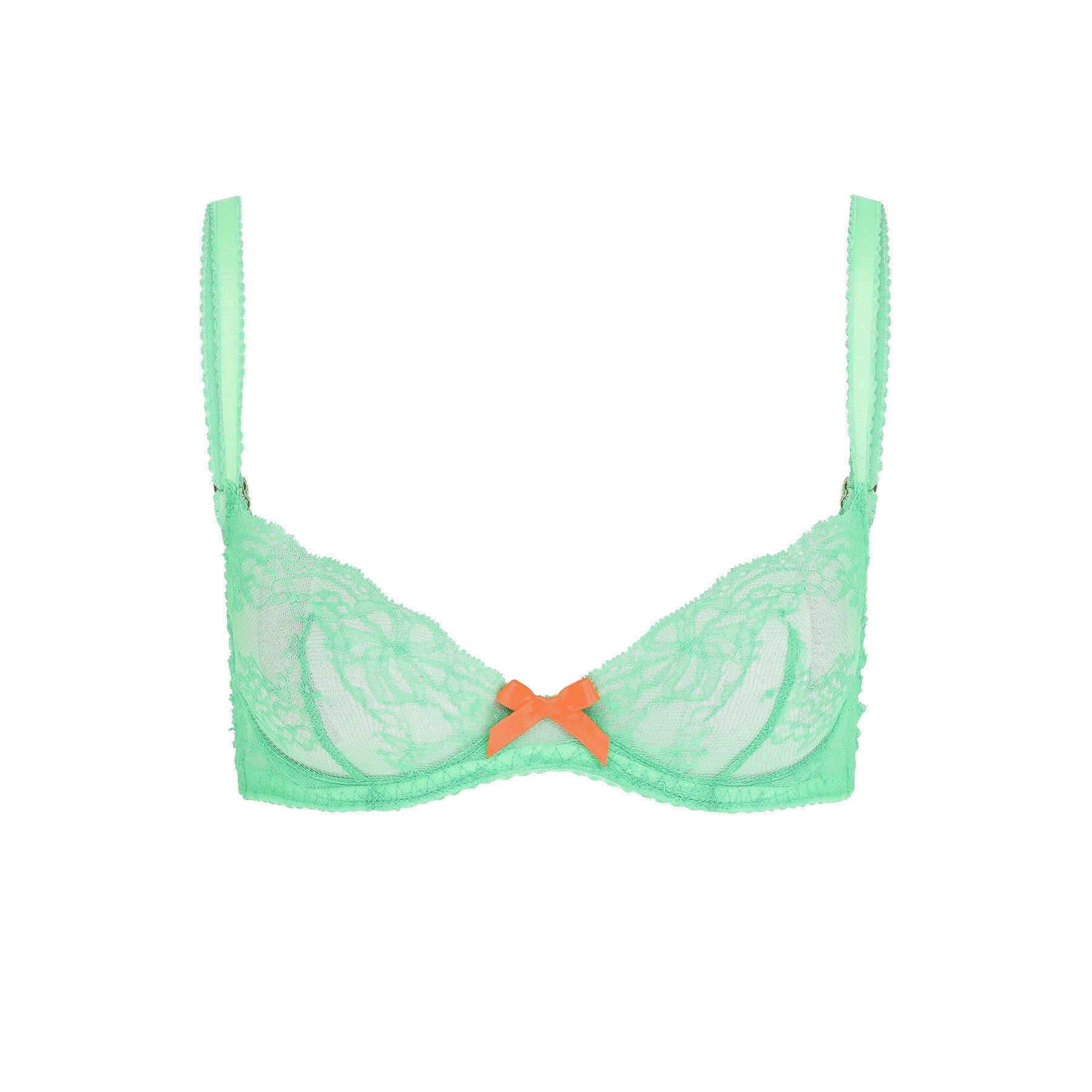 Green/Neon Oran - Agent Provocateur - ISEDORA Plunge Underwired Bra - 3