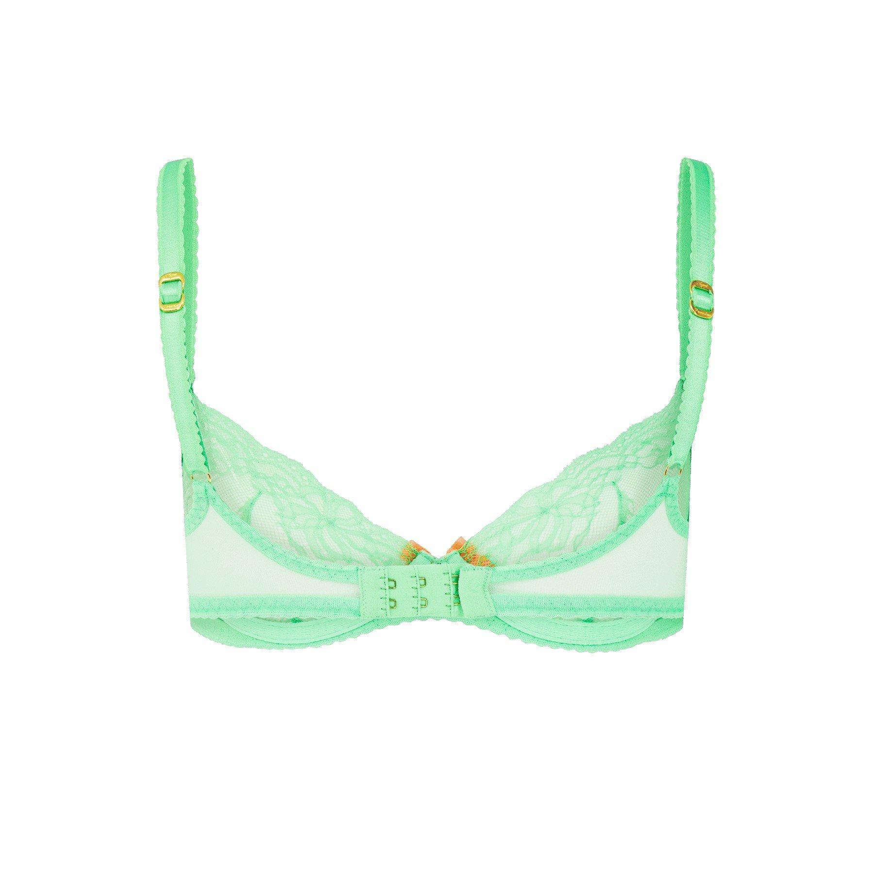 Green/Neon Oran - Agent Provocateur - ISEDORA Plunge Underwired Bra - 4