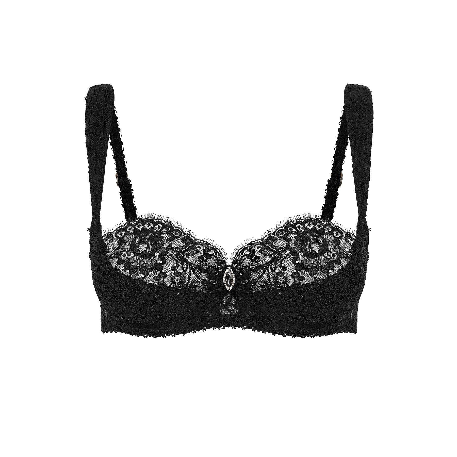 Black - Agent Provocateur - JEWLIE Balconette Underwired Bra - 3