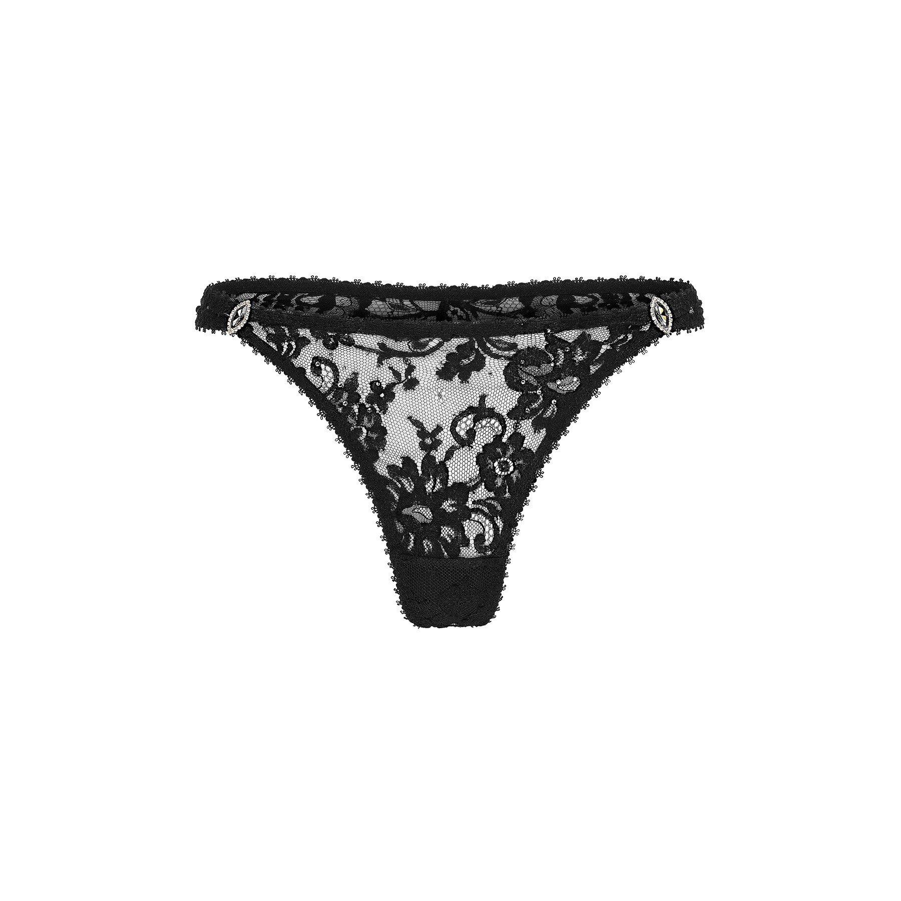 Black - Agent Provocateur - JEWLIE Thong - 3