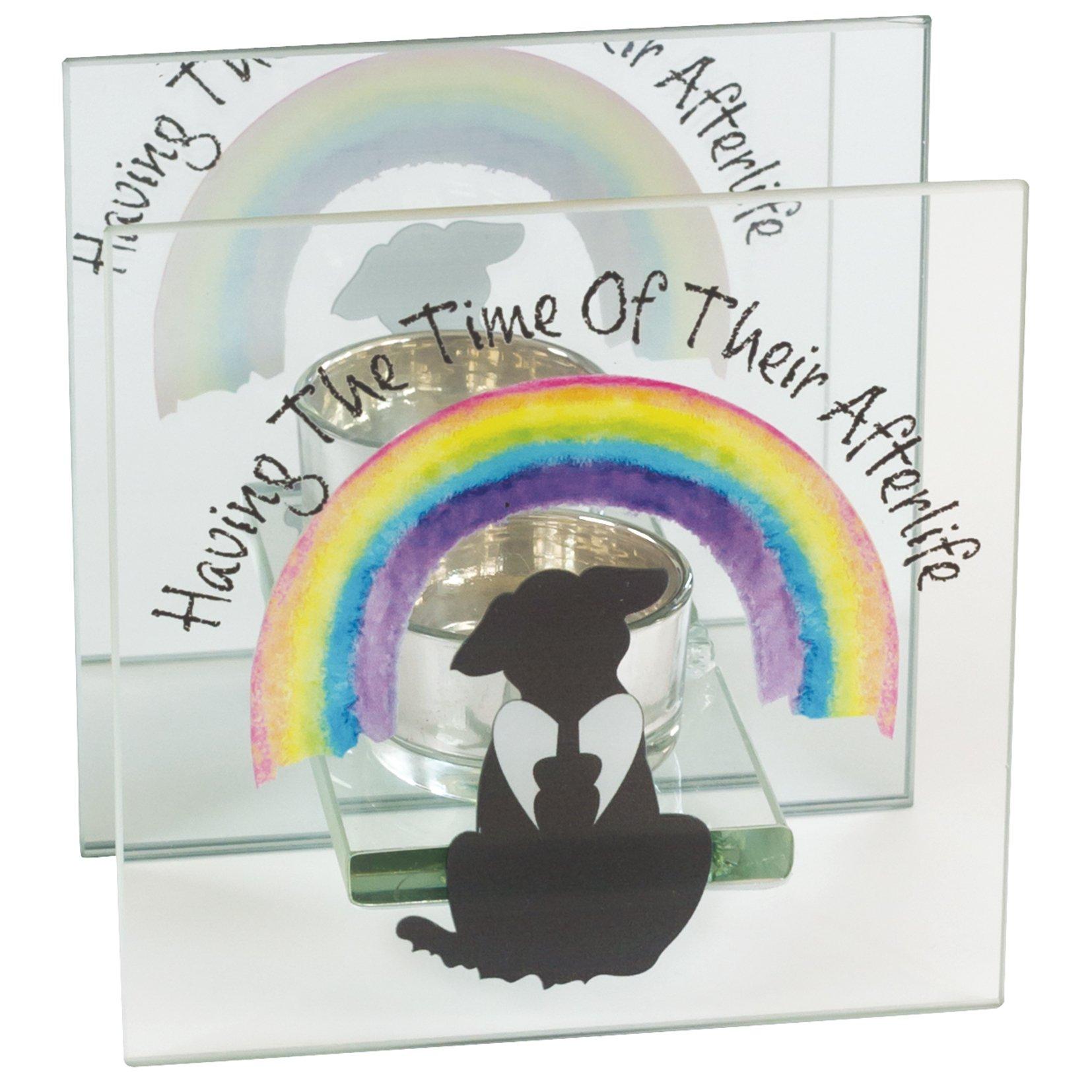 Rainbow Bridge Friends 2361 - Dog Tea Light Holder
