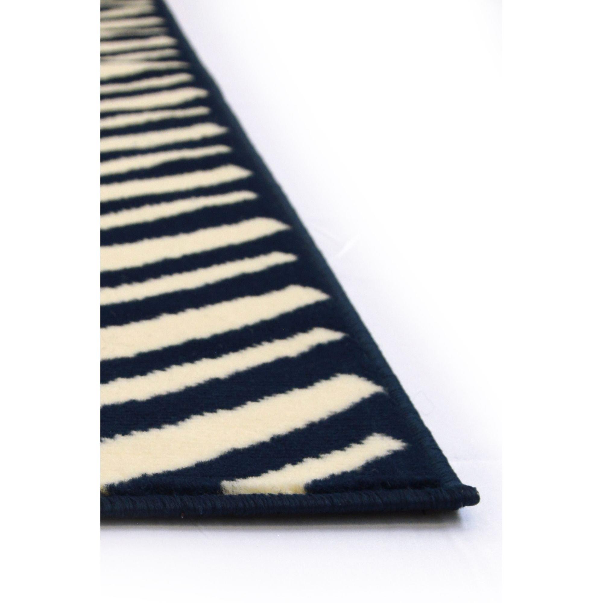 Navy - Homemaker - Herringbone Rug - 2