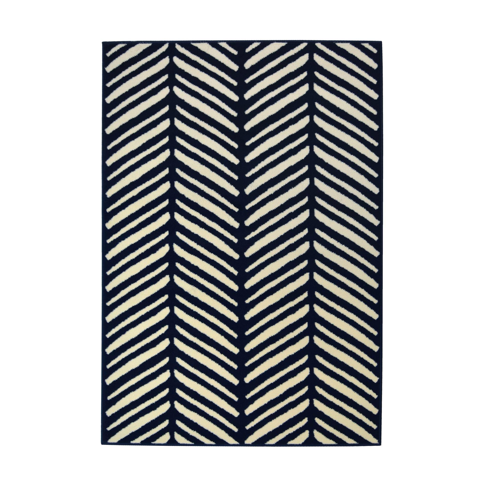 Navy - Homemaker - Herringbone Rug - 3