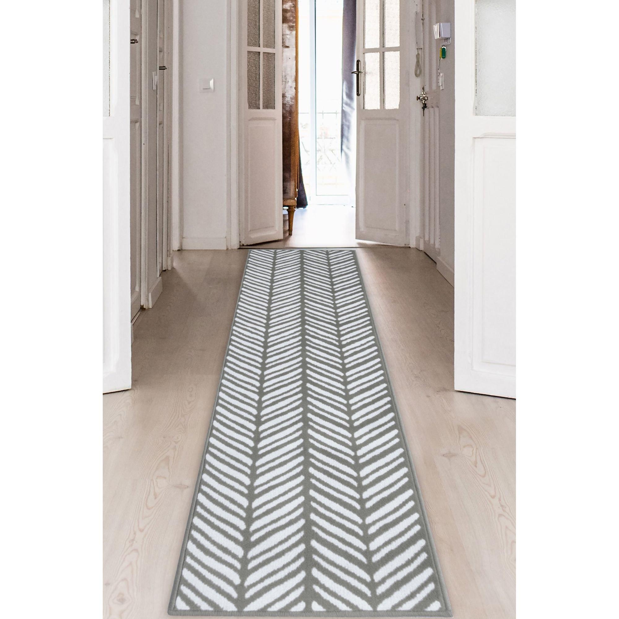 Homemaker  Herringbone Runner - Grey - 60x180cm