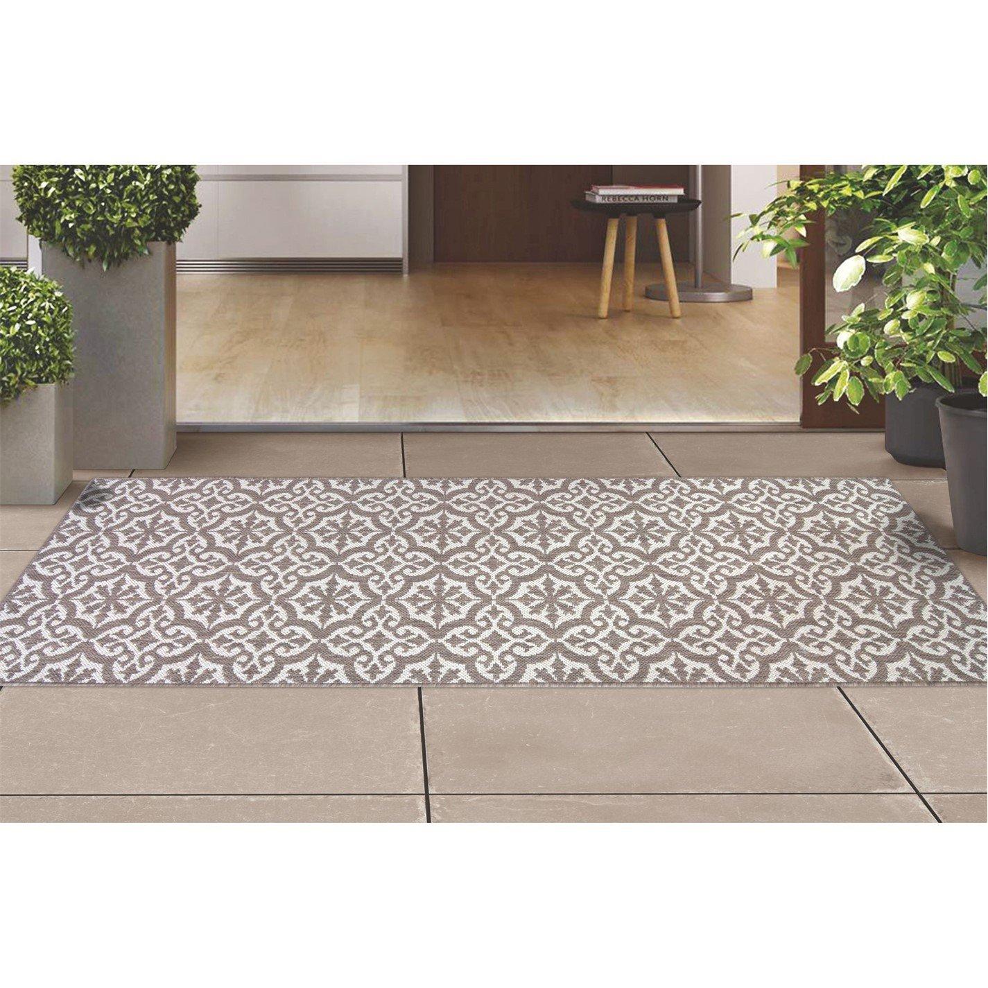 Natural - Homemaker - Compass Multi Purpose Tile Rug - 6