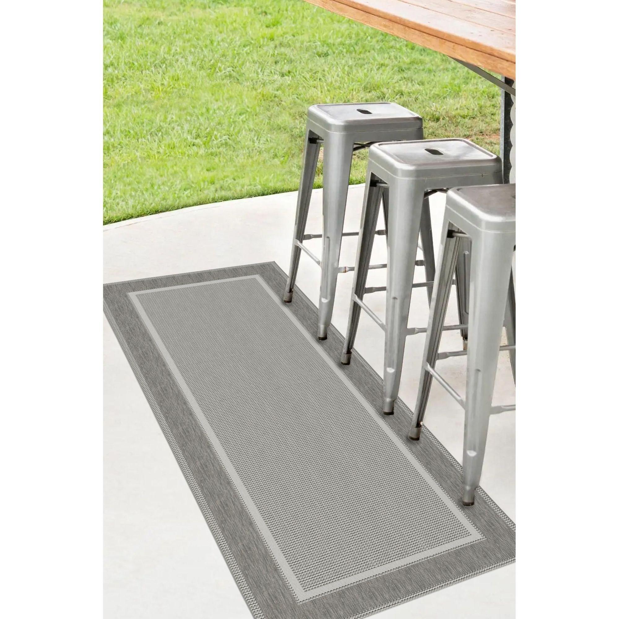 Homemaker   Purpose Border Runner - Grey - 80x200cm