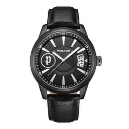 Police Leather Strap Watch