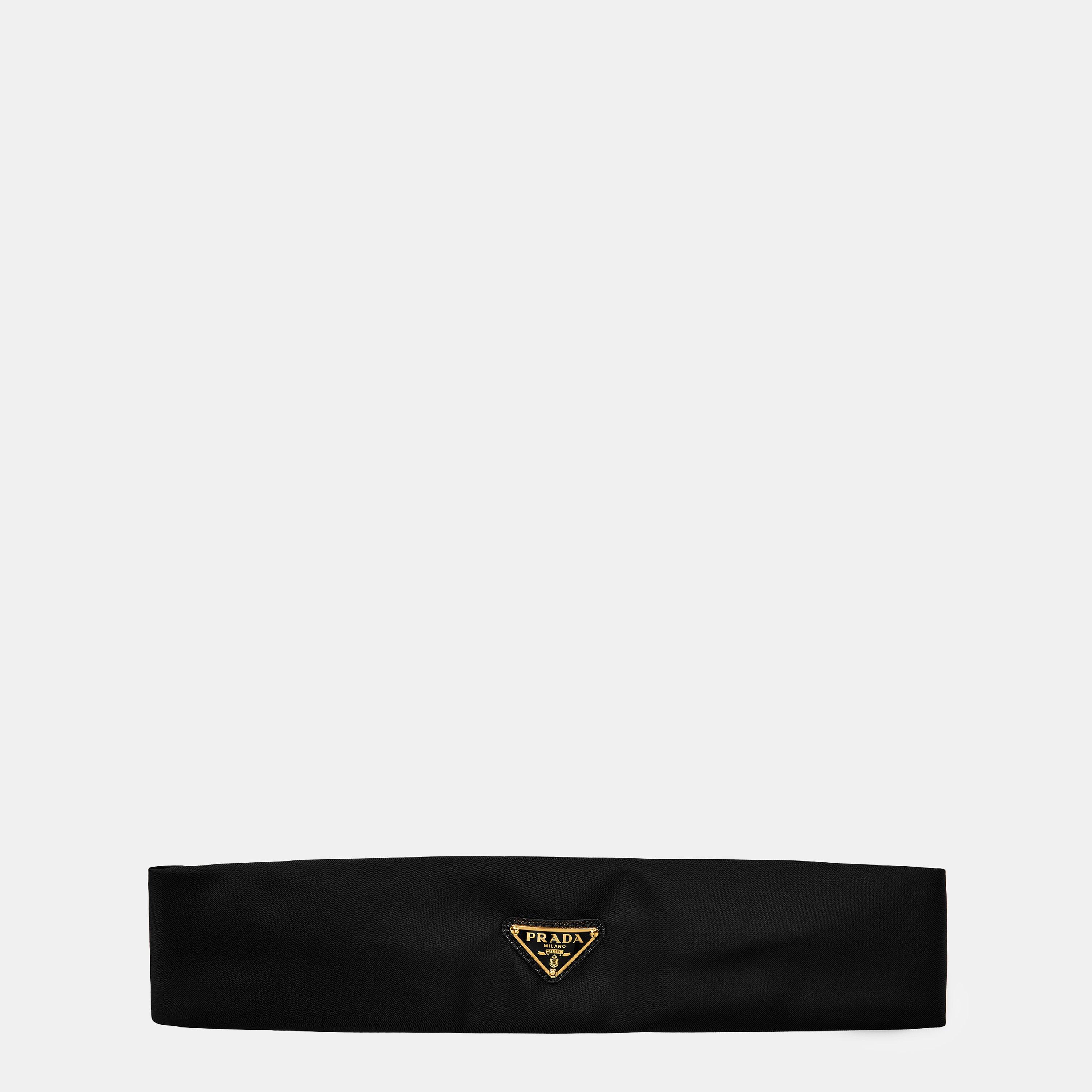Nero - Prada - Soft Nylon Headband - 1