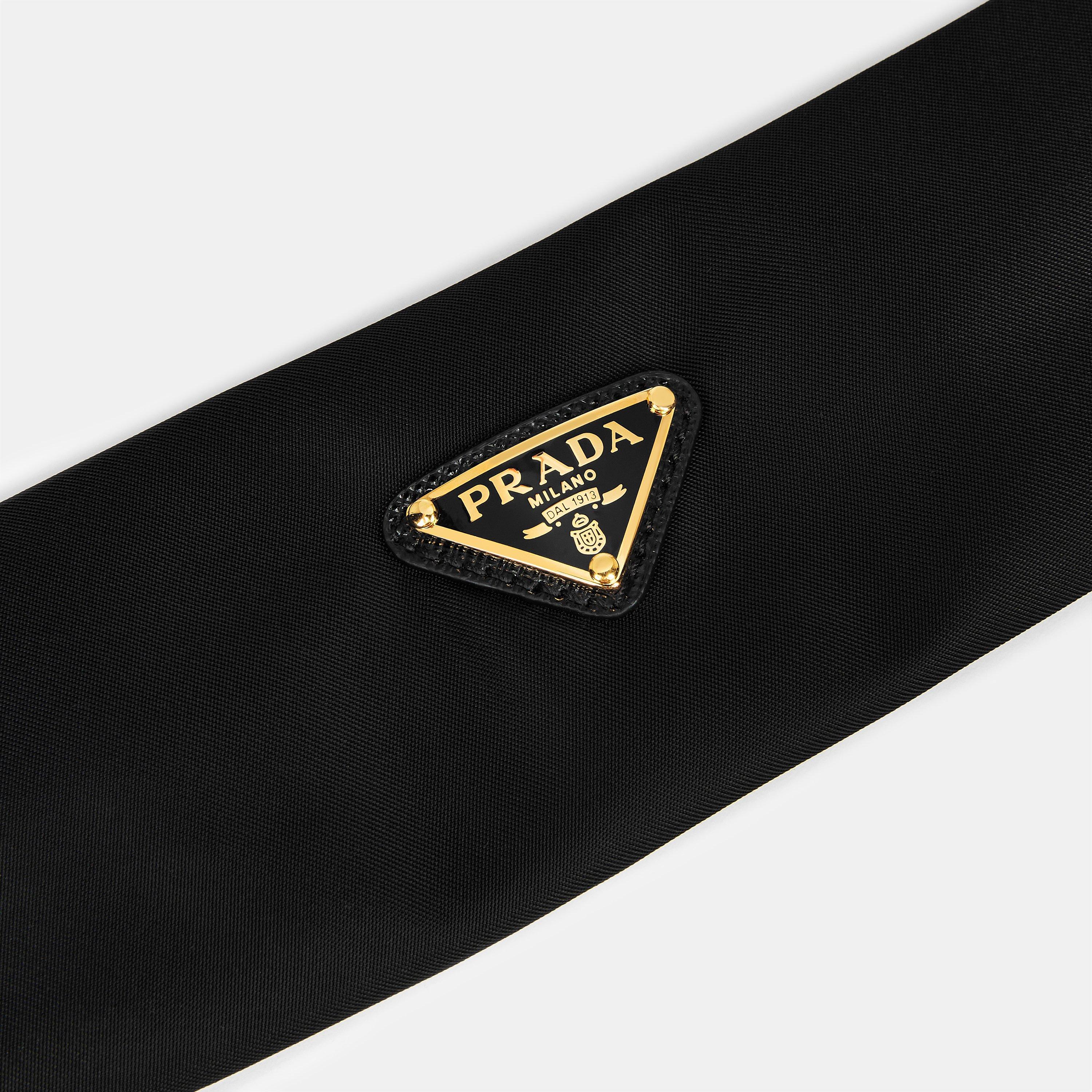 Nero - Prada - Soft Nylon Headband - 3
