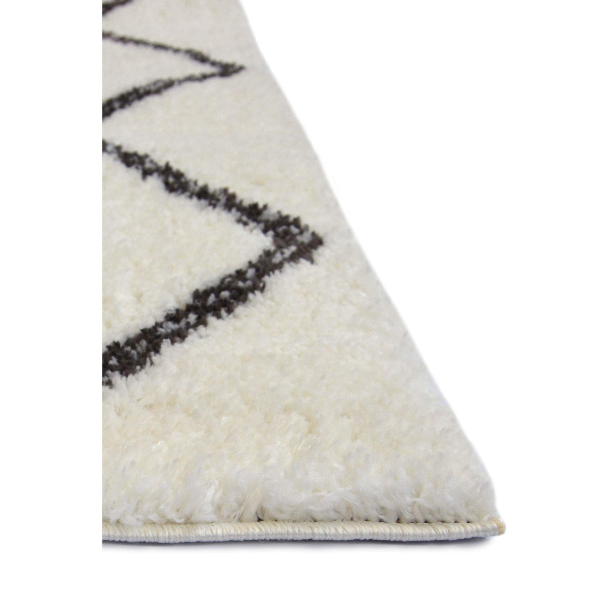 White - Homemaker - Croston Shaggy Rug - 3