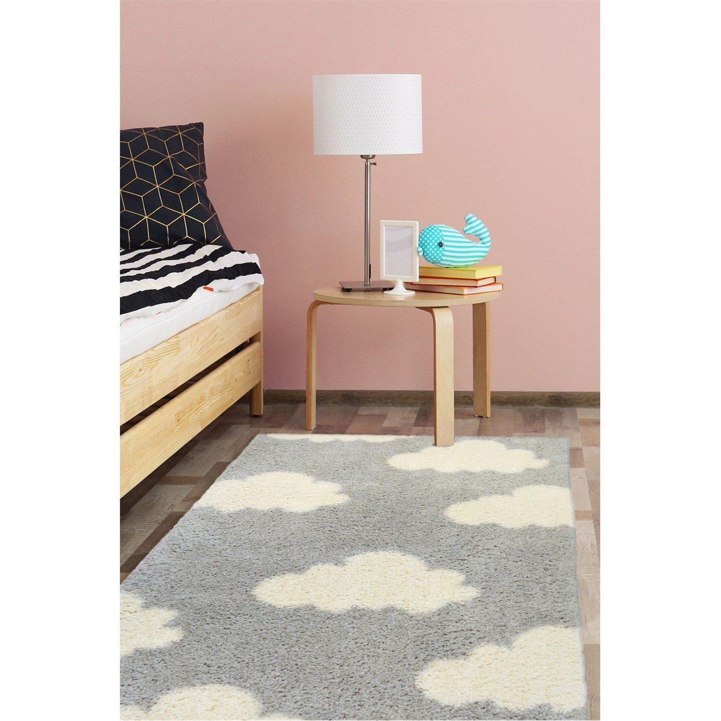 Homemaker  Cloud Kids Rug - Grey - 100x150cm