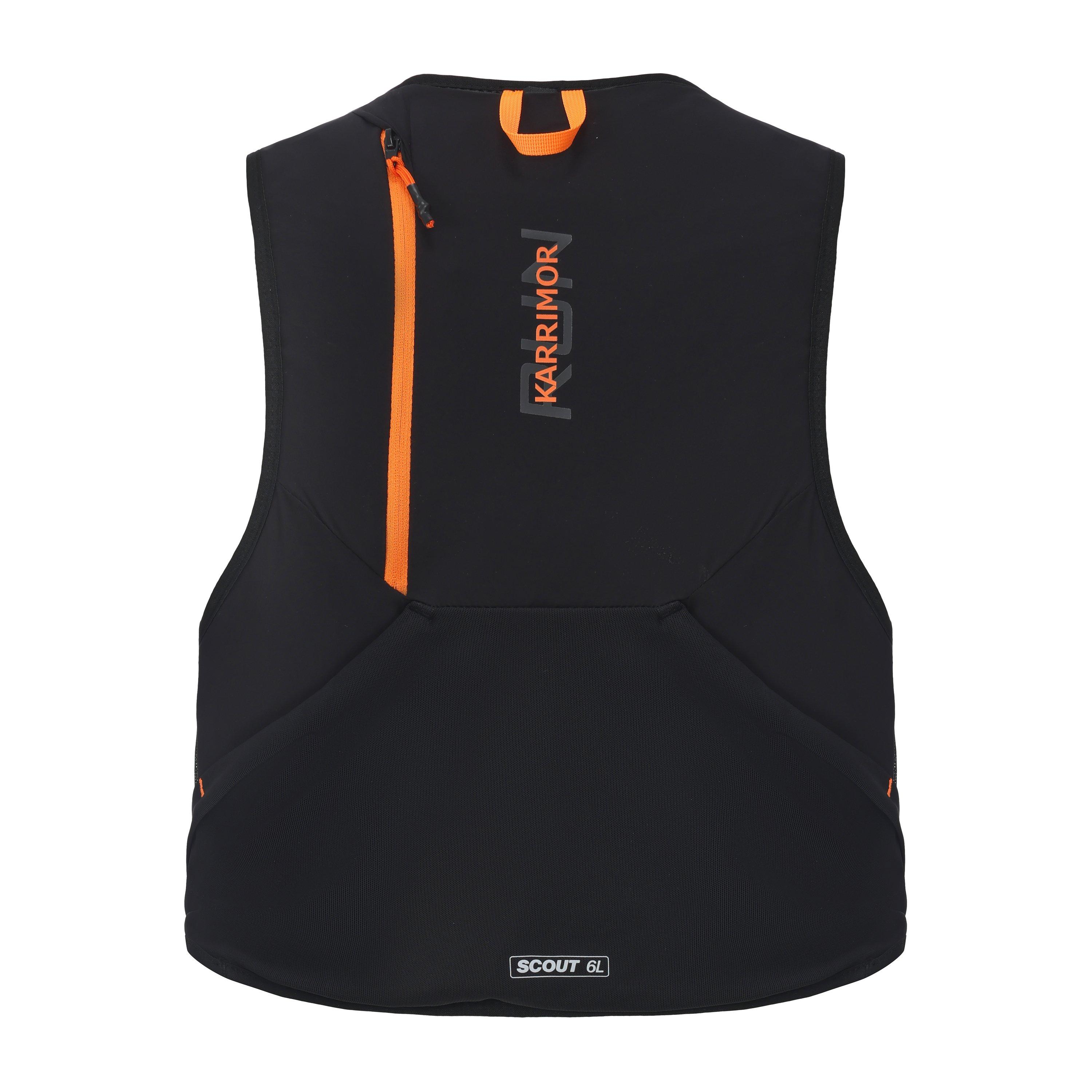 Black/Orange - Karrimor - Scout 6L Running Vest - 3