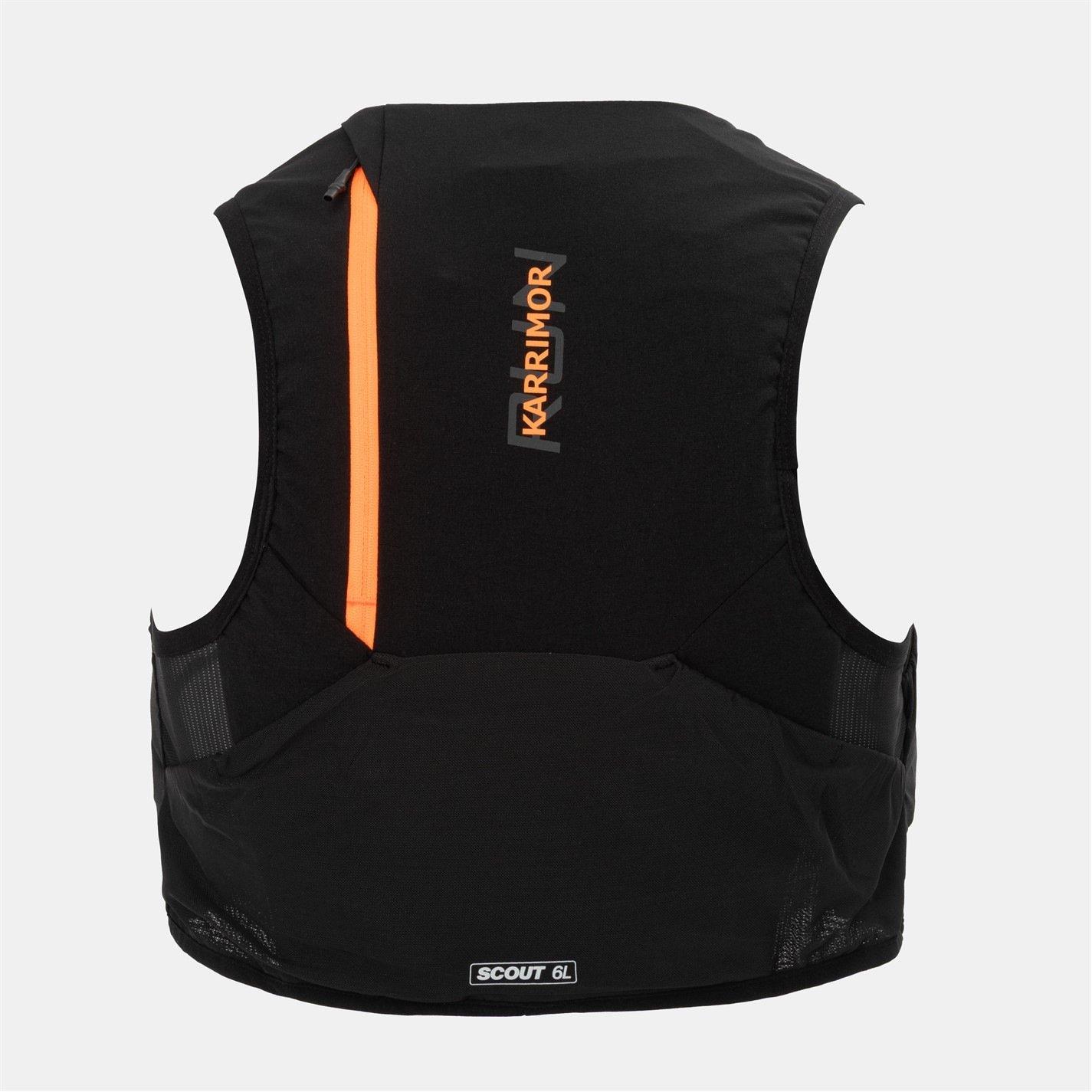 Sort/Orange - Karrimor - Scout 6L Running Vest - 3