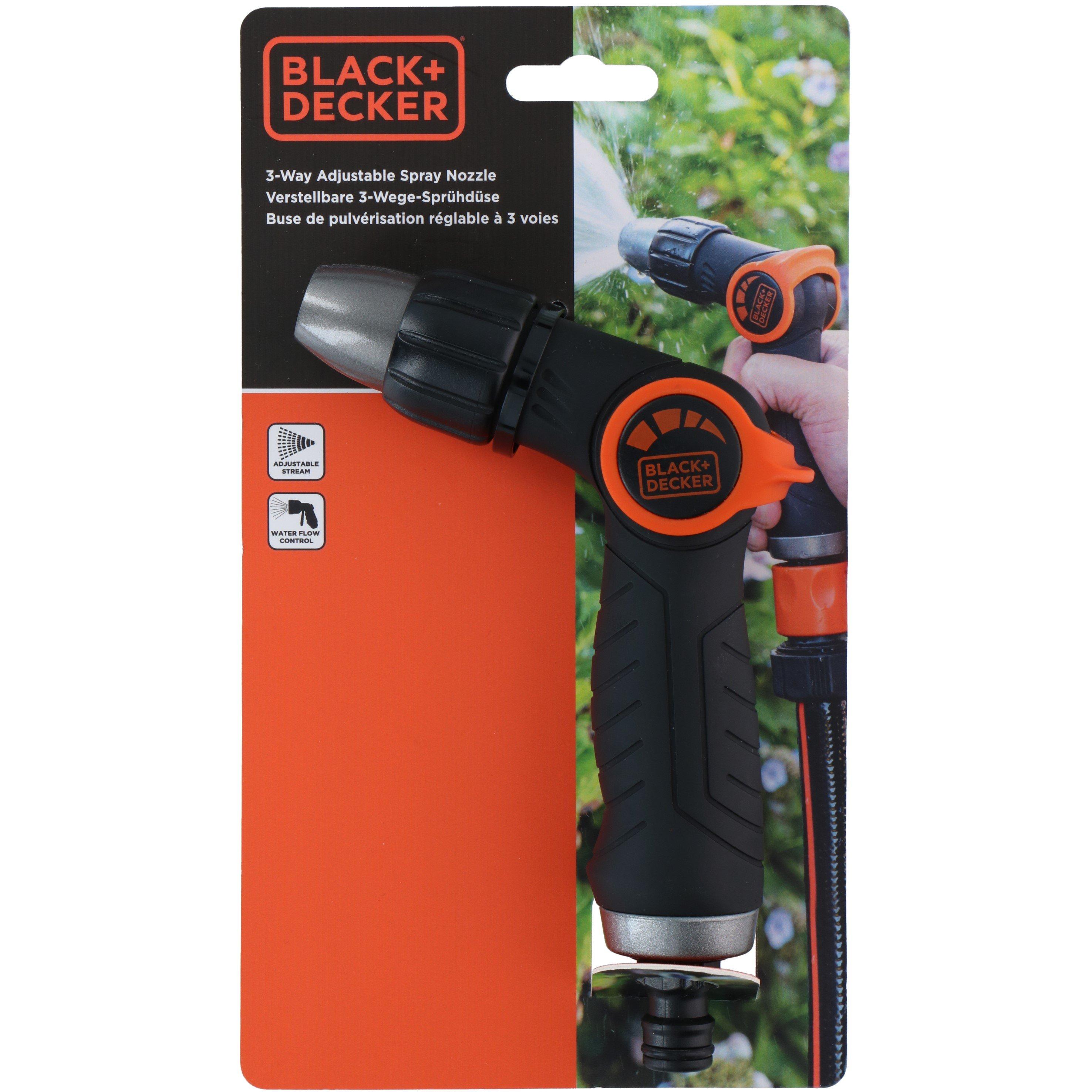Schwarz/Orange - Black and Decker - Nozzle Gardening Essentials - 2
