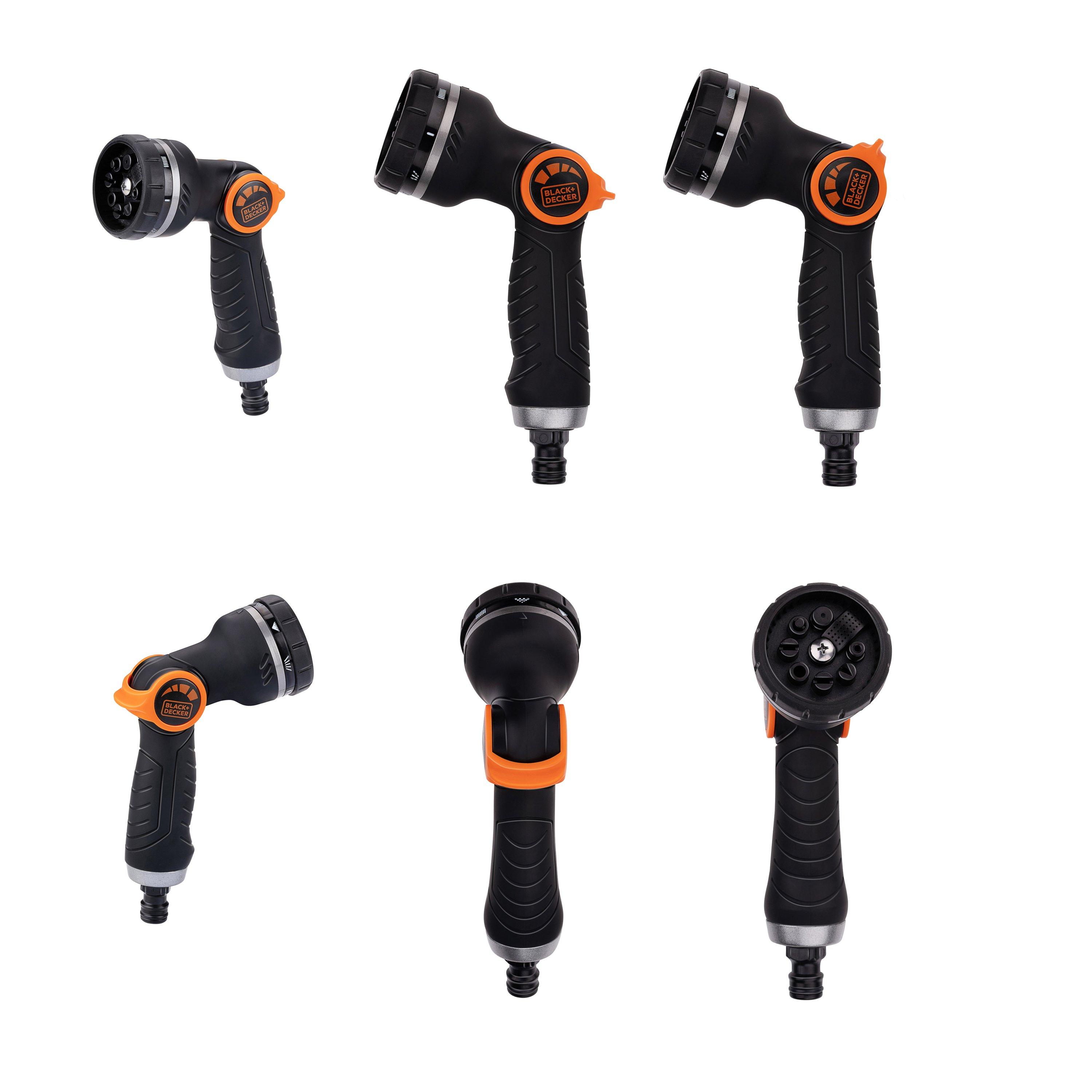 Zwart/Oranje - Black and Decker - and Decker 8F Spray Nozzle - 3