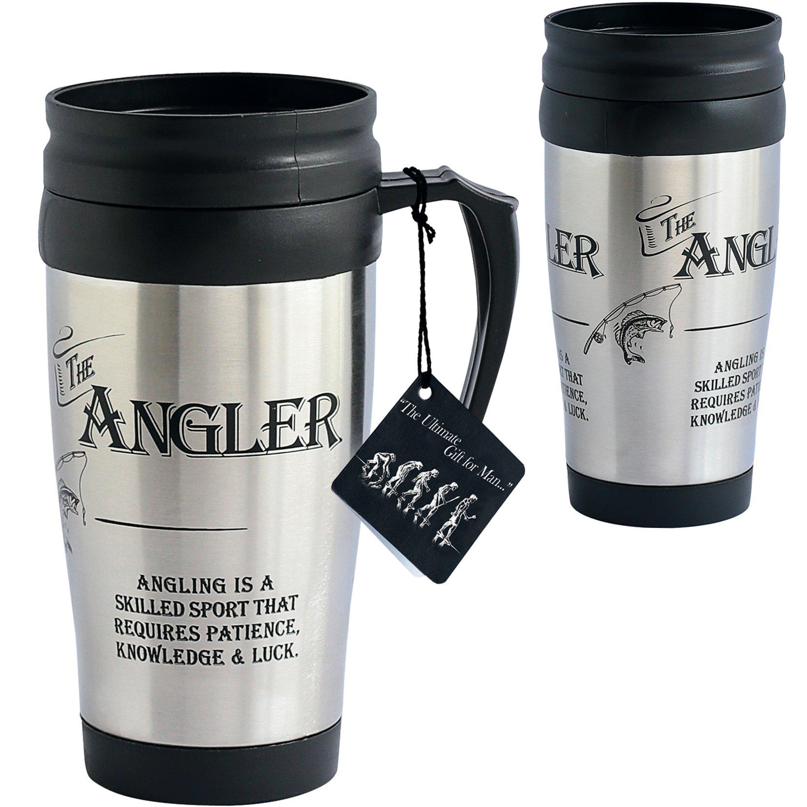 Stainless Steel - Ultimate Gift For Man - 8843 - Angler Travel Mug