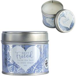 Said With Sentiment 7351 - Best Friend Candle in Tin
