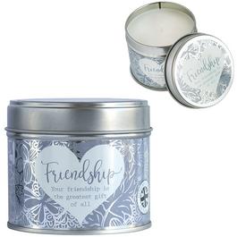 Said With Sentiment 7353 - Friendship Candle in Tin