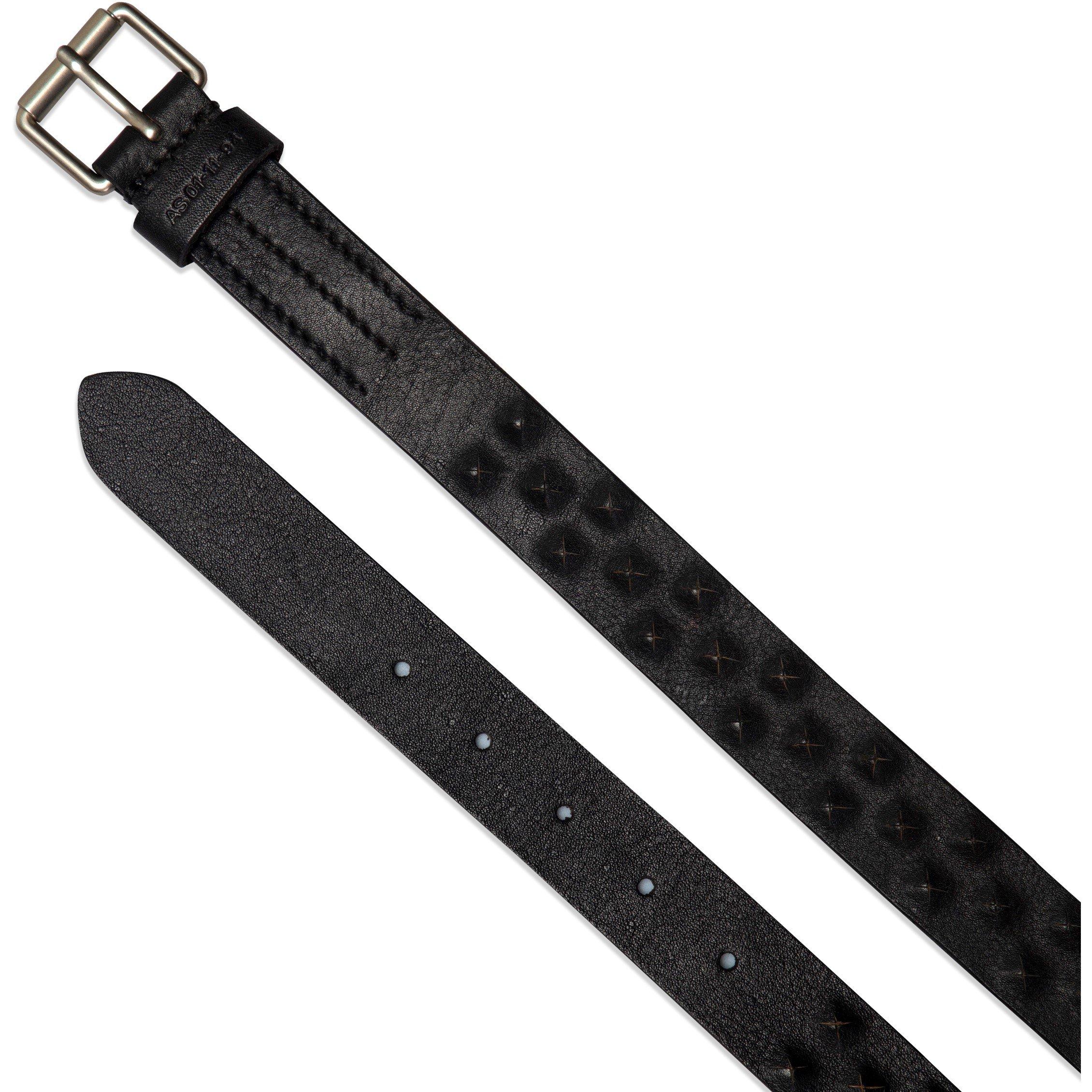Black - AllSaints - Men's Leather Belt - 3