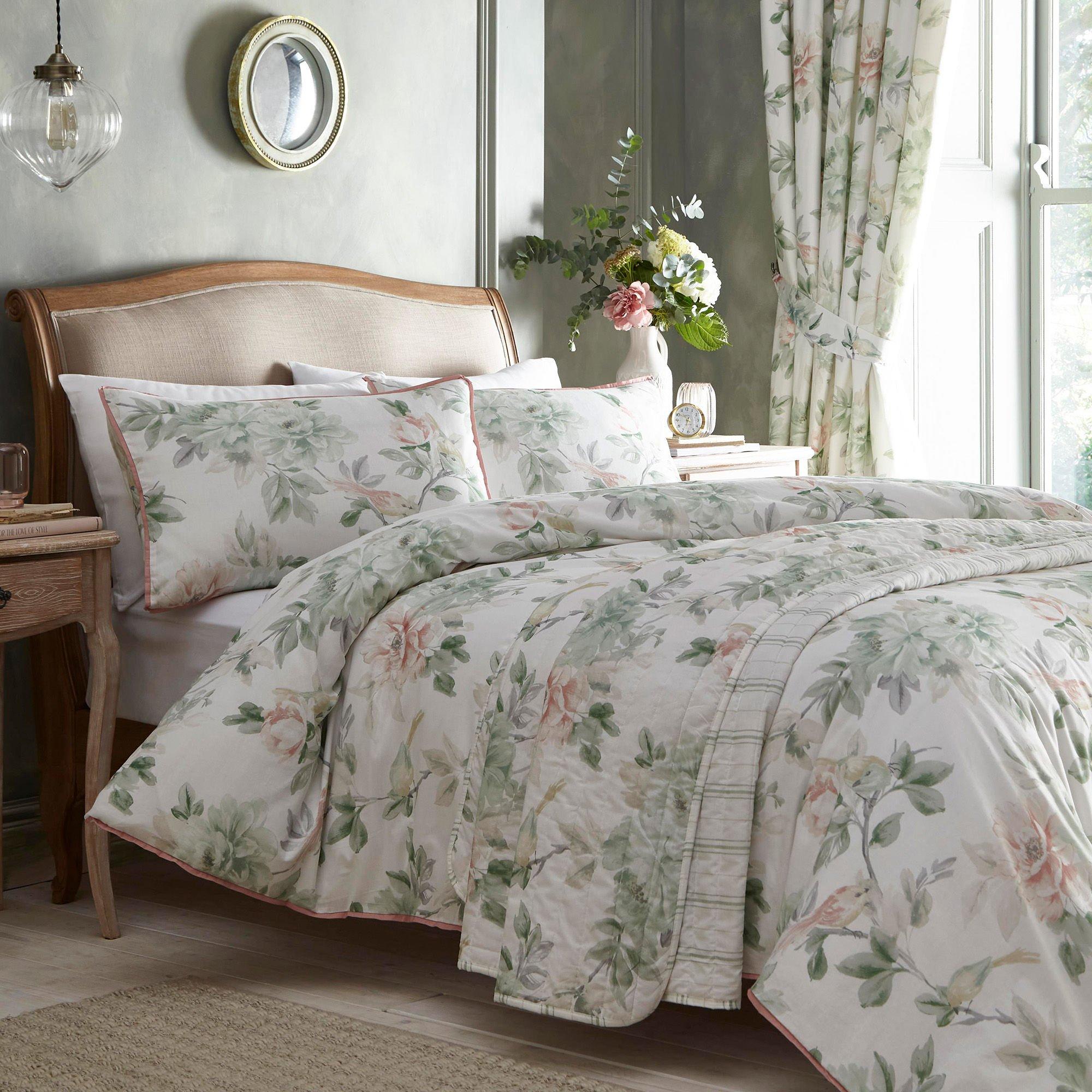 Green - Appletree - Campion Quilted Bedspread - 2